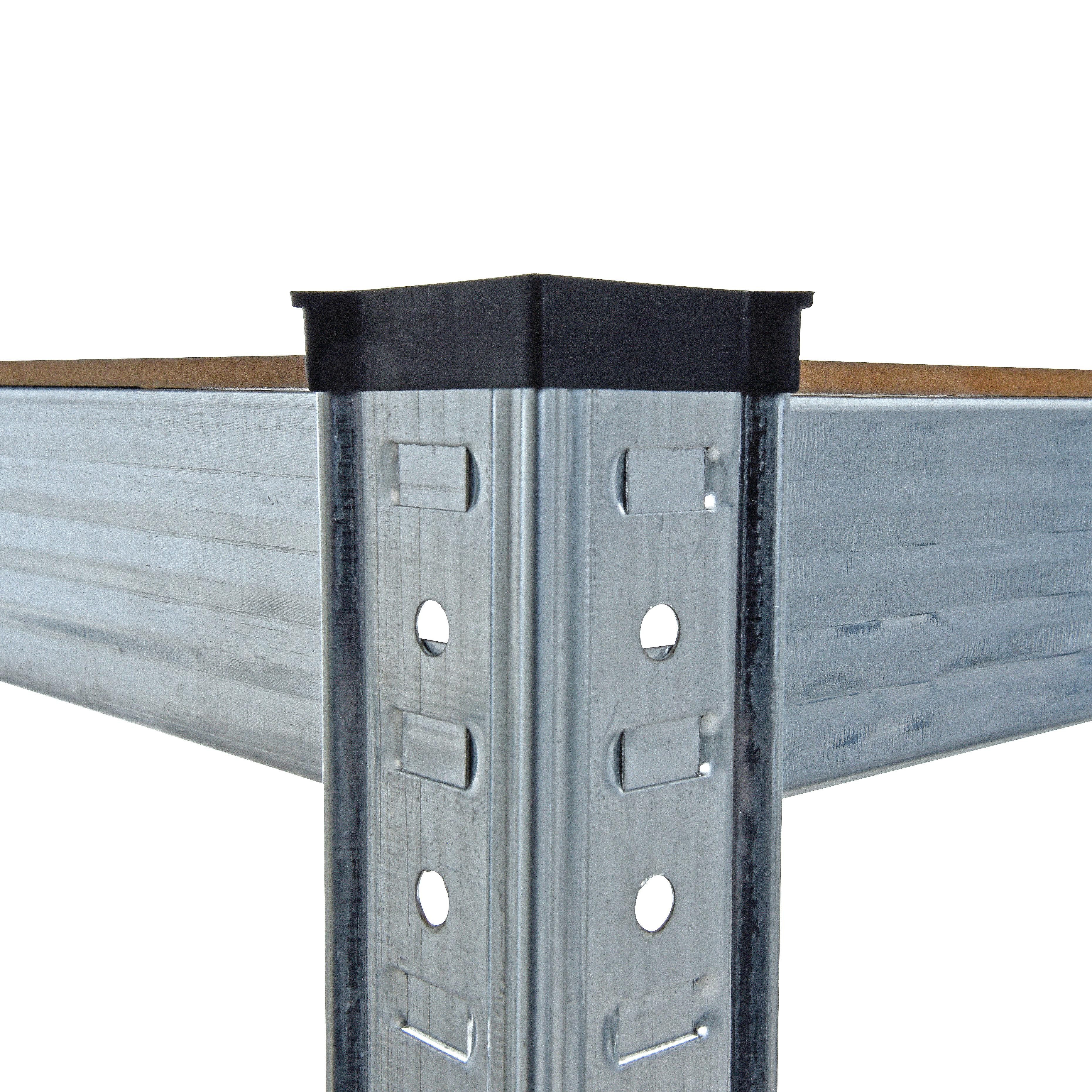 ESTEXO Regal Lagerregal Steckregal Werkstattregal 160x80x40cm Kellerregal Schwerl – Bild 4 von 5