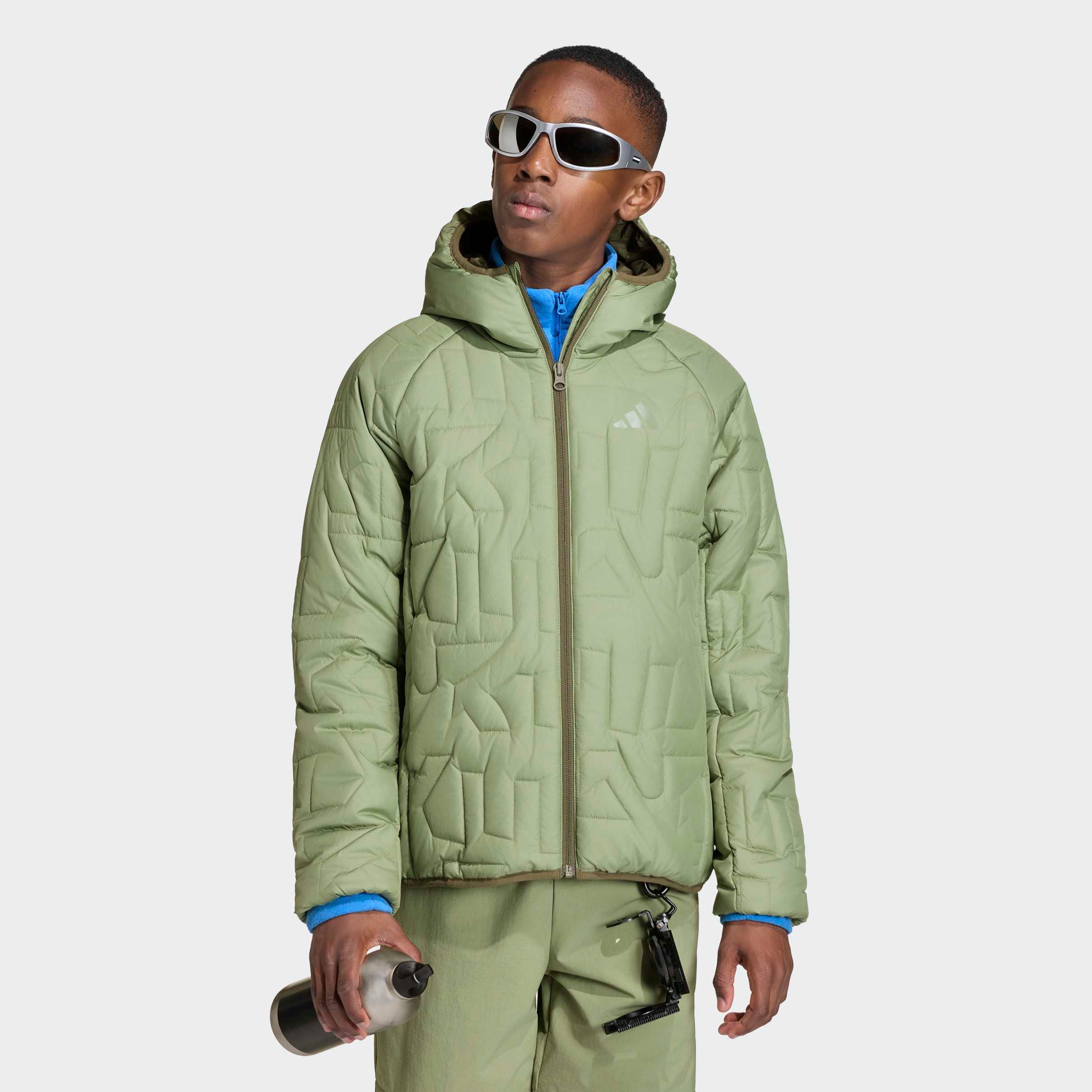 adidas TERREX Outdoorjacke KIDS XPERIOR CLIMAWARM GEFÜTTERTE für Kinder, mit durchgehendem Reißverschluss, aus Ripstop-Material