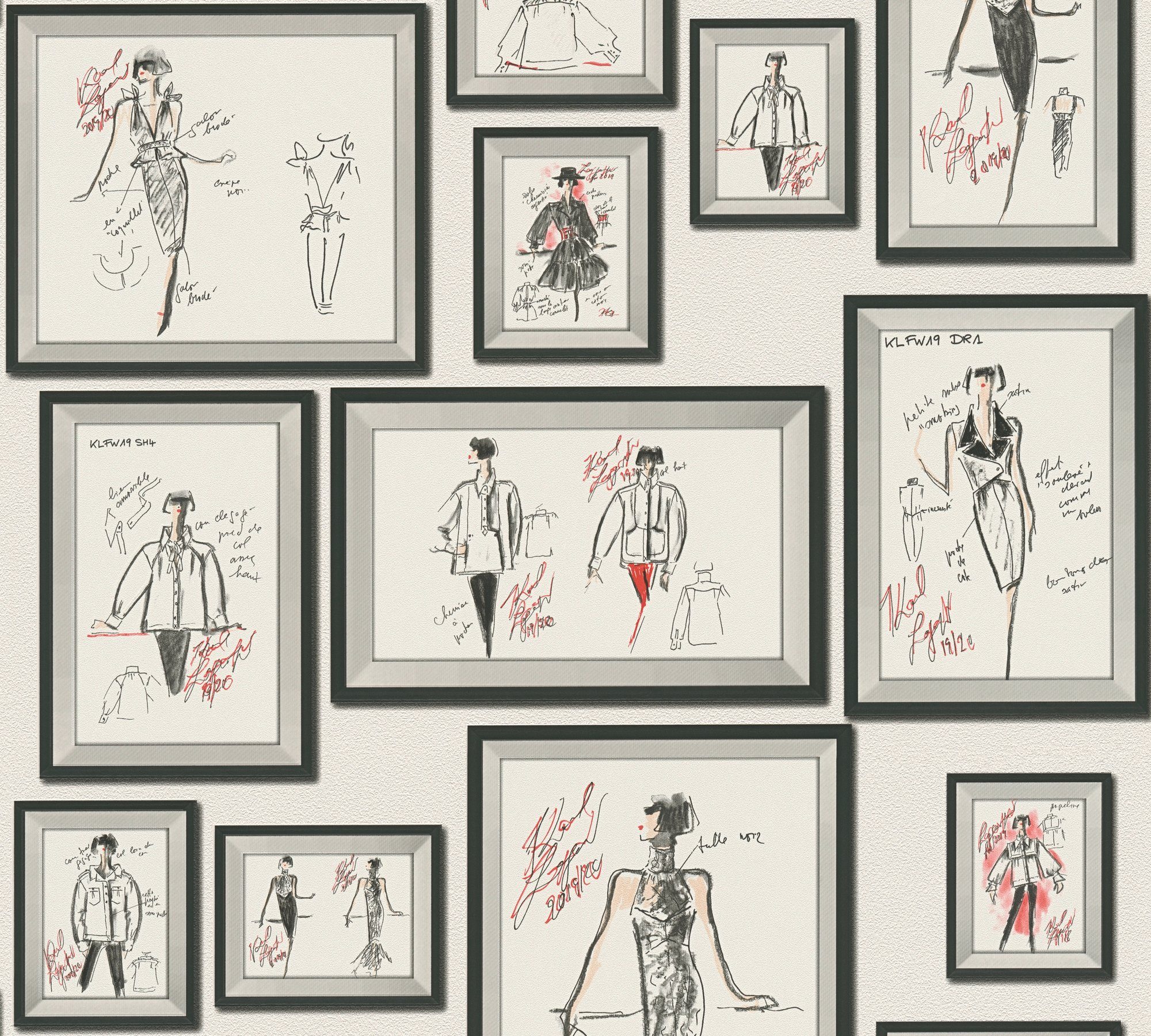 KARL LAGERFELD Vliestapete Karl Lagerfeld, Design günstig online kaufen