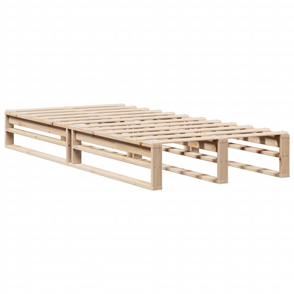 vidaXL Bett Massivholzbett ohne Matratze 90x200 günstig online kaufen