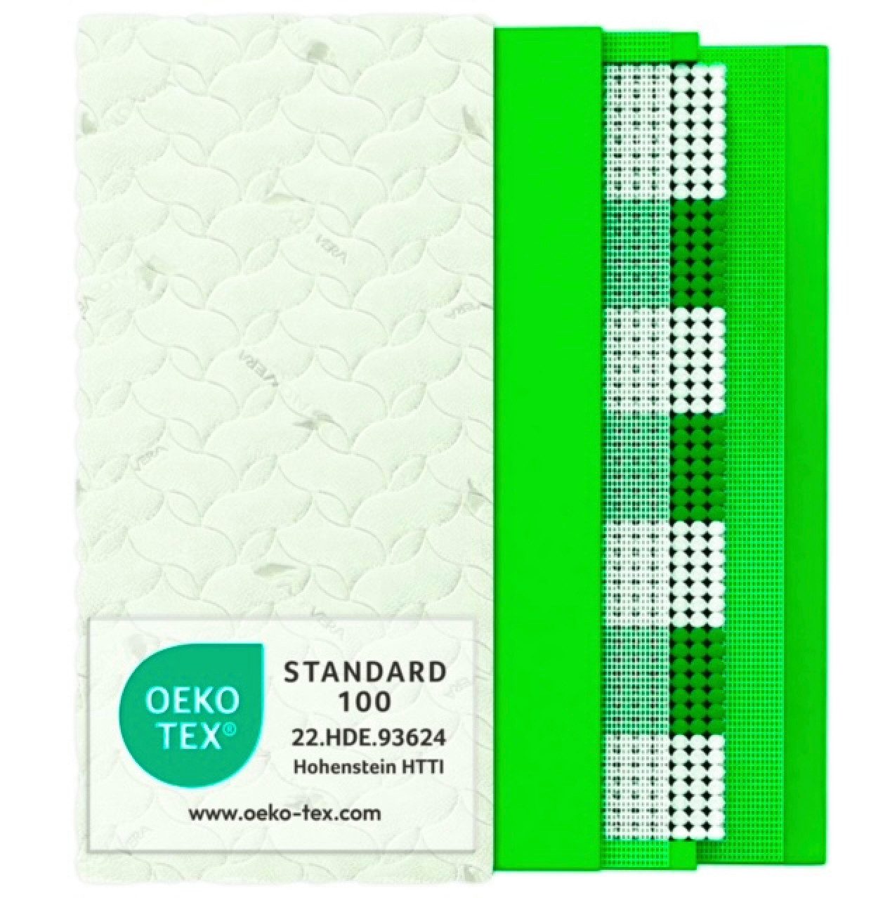 Taschenfederkernmatratze »MÜNCHEN, 23cm hoch, 1000 Federn(auf 100x200cm)«, Matratzen Perfekt, 23 cm hoch, 1000 Federn, mit 1000 Federn für eine...