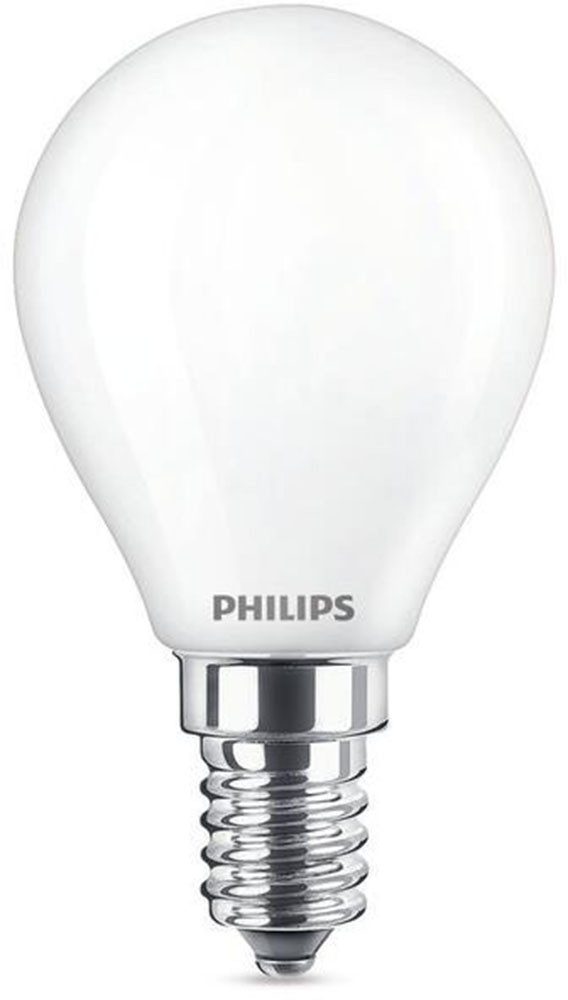 Philips Hue LED-Leuchtmittel LED classic Lampe 60W E14 Tropfen warmweiß 806lm matt, E14