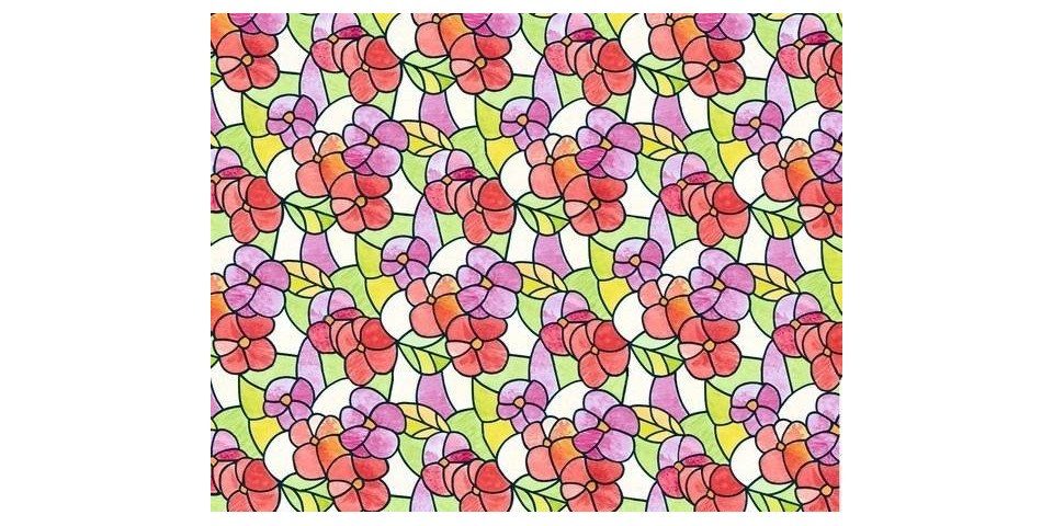 d-c-fix Wandfolie d-c-fix Static Lisboa 45 cm x 1,5 m, Blumen