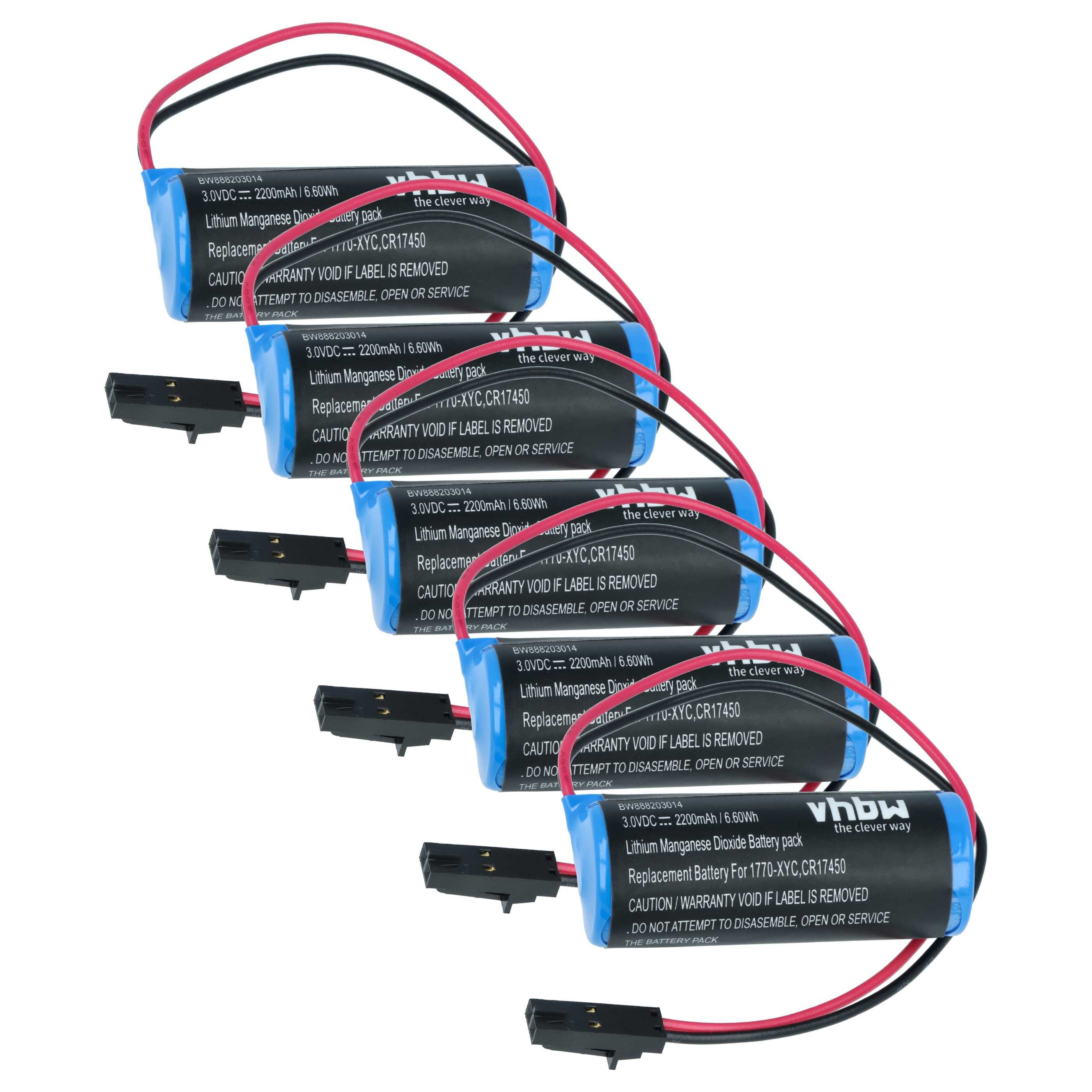 vhbw Batterie kompatibel mit Allen Bradley 1785-L11B, 1785-L16B, 1771-DMC1, Batterie, Leistungsfähige Ersatz-Batterie für speicherprogrammierbare Steuerung