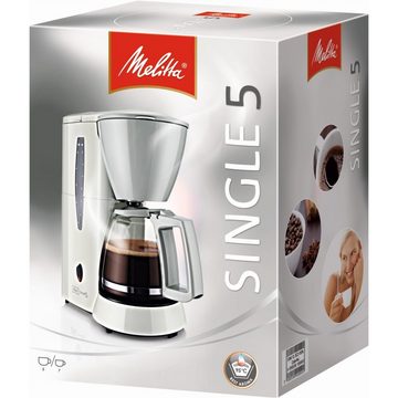 Melitta Filterkaffeemaschine Single 5 M 720-1/1 - Filterkaffeemaschine - weiß/grau