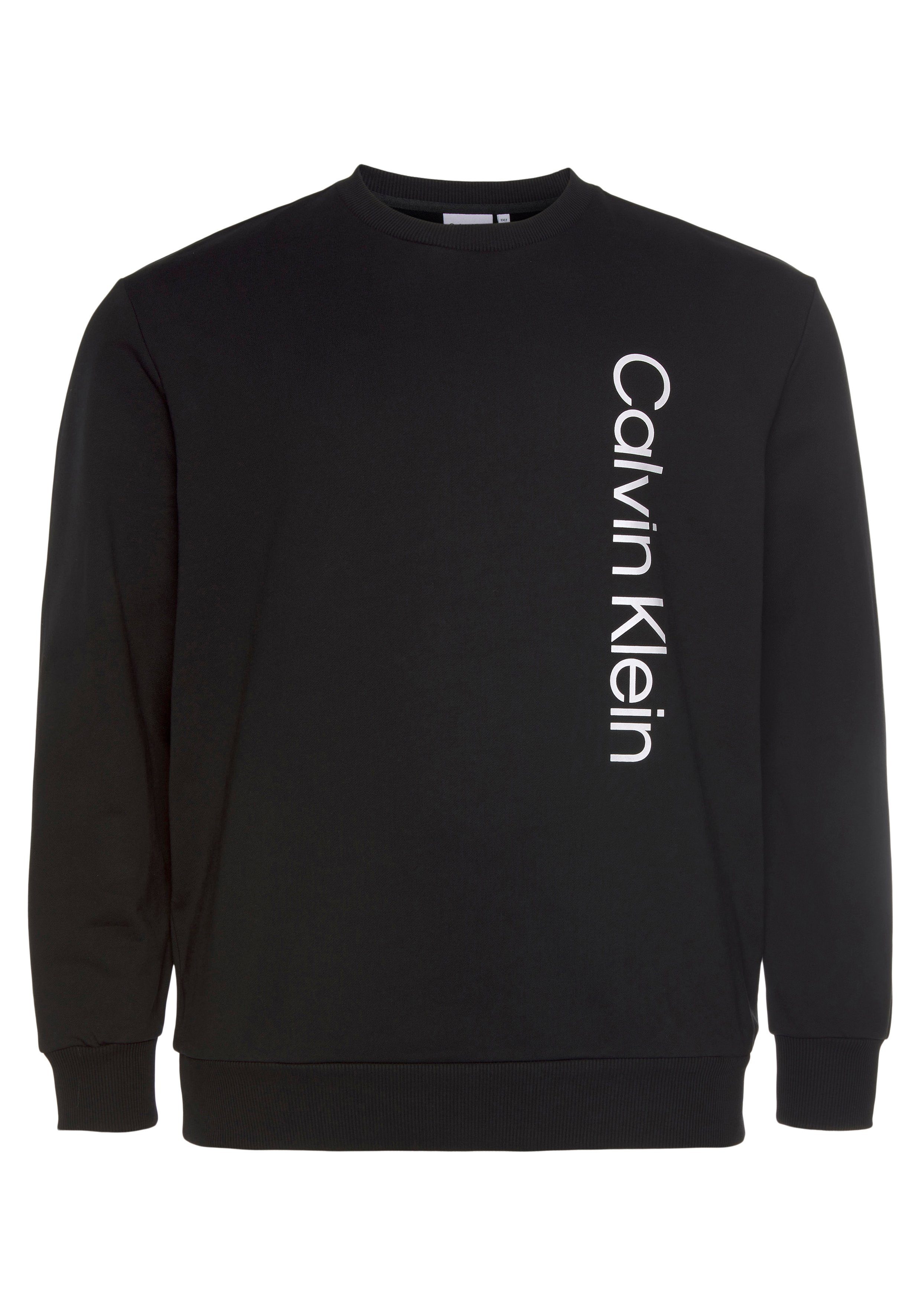 Herren Pullover Calvin Klein Big&Tall Sweatshirt BT-OFF PLACEMENT LOGO SWEATSHIRT