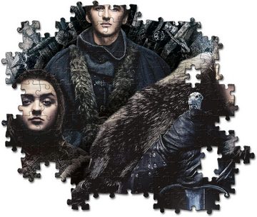 Clementoni® Puzzle 80030 - Puzzle Set - Game of Thrones (1x 500 Teile, 2x 1000 Teile), 2500 Puzzleteile