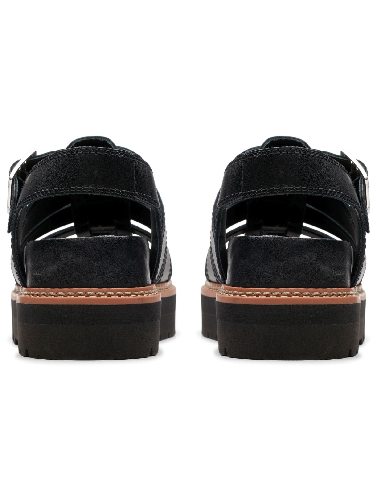 Clarks Clarks Sandalen Leder Plateausandaletten