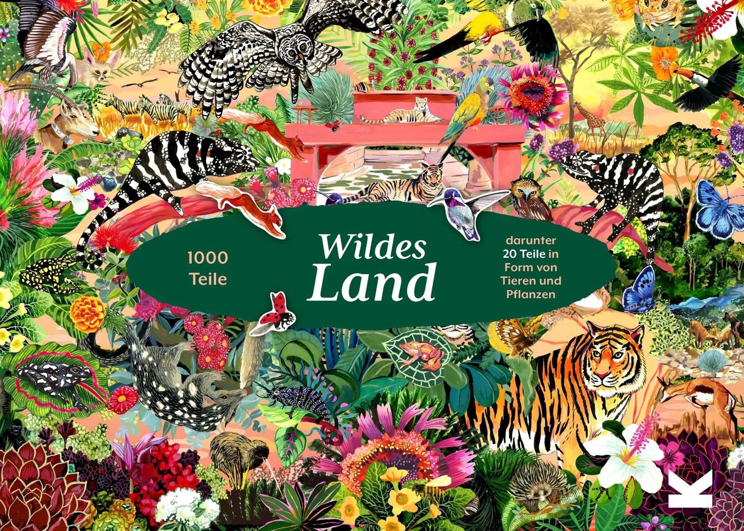 Laurence King Puzzle Wildes Land - Puzzle 1000 Teile, 1000 Puzzleteile