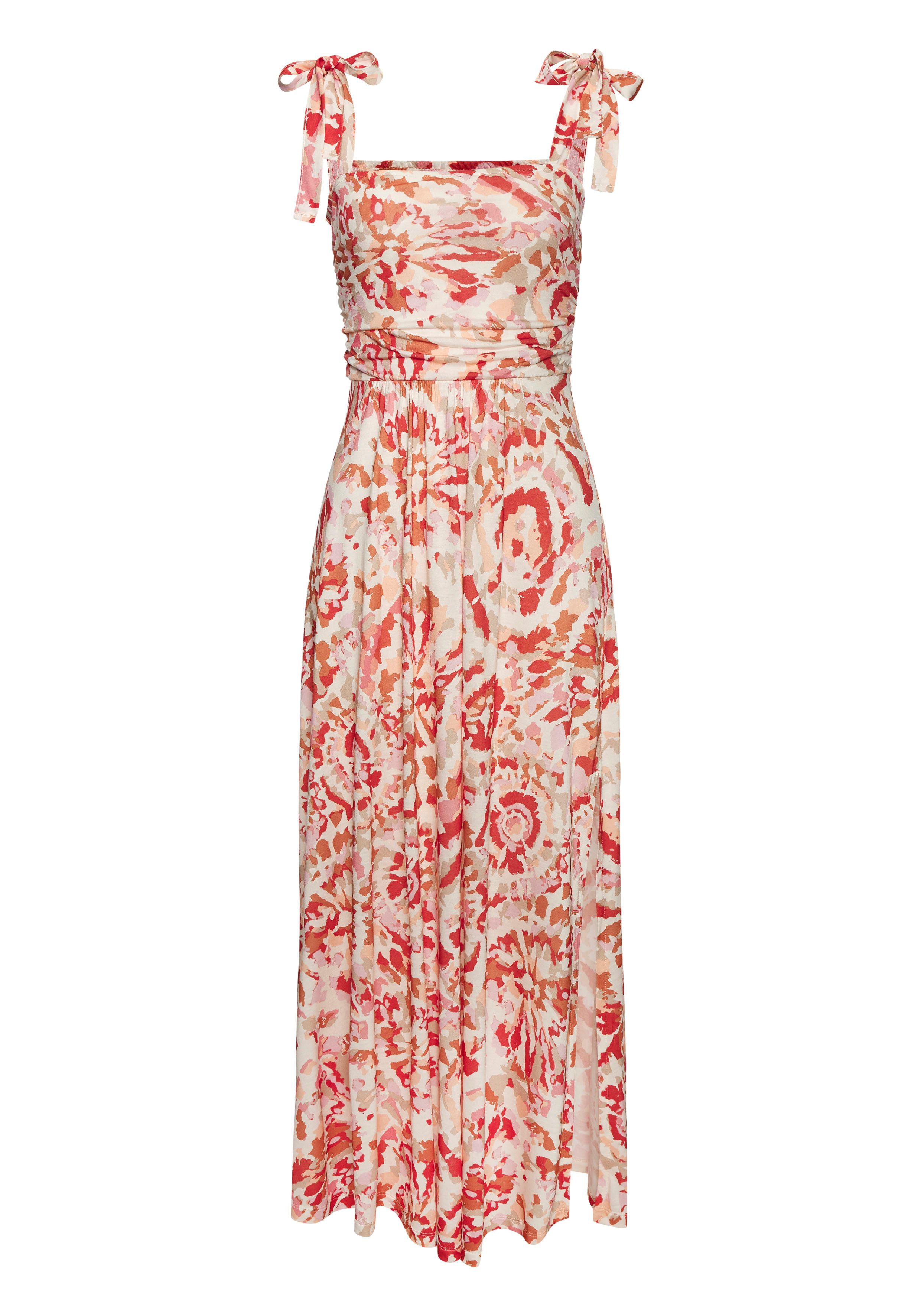 Buffalo Maxikleid Alloverprint, Bandeaukleid, sommerlich, verspielt günstig online kaufen