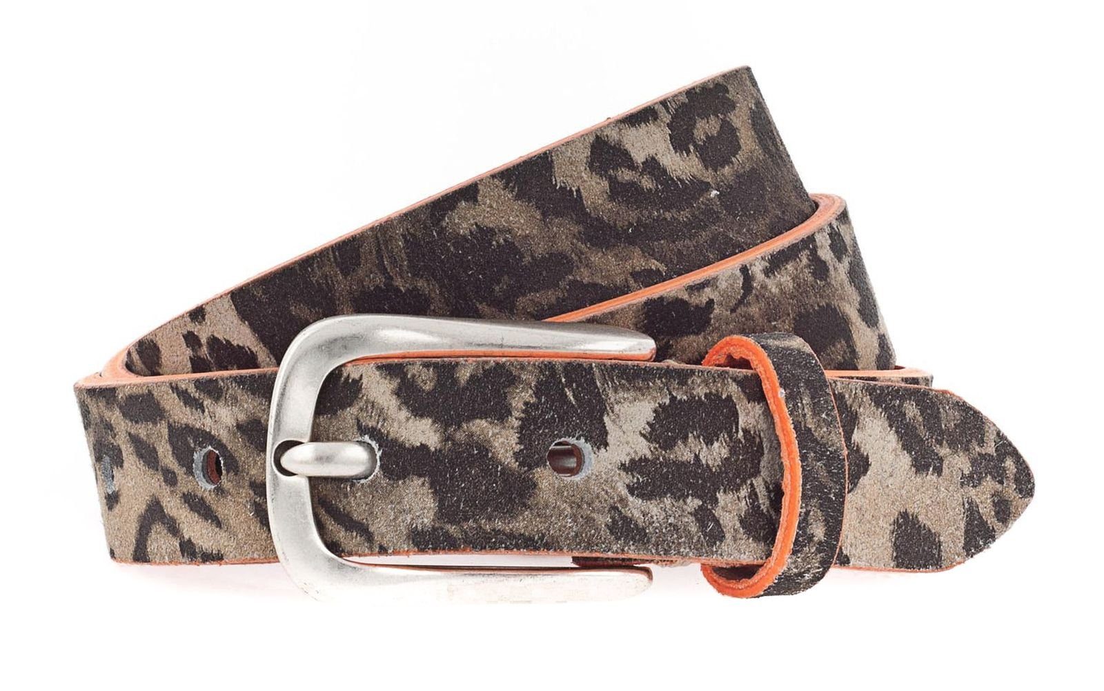 b.belt Ledergürtel Camel / Orange