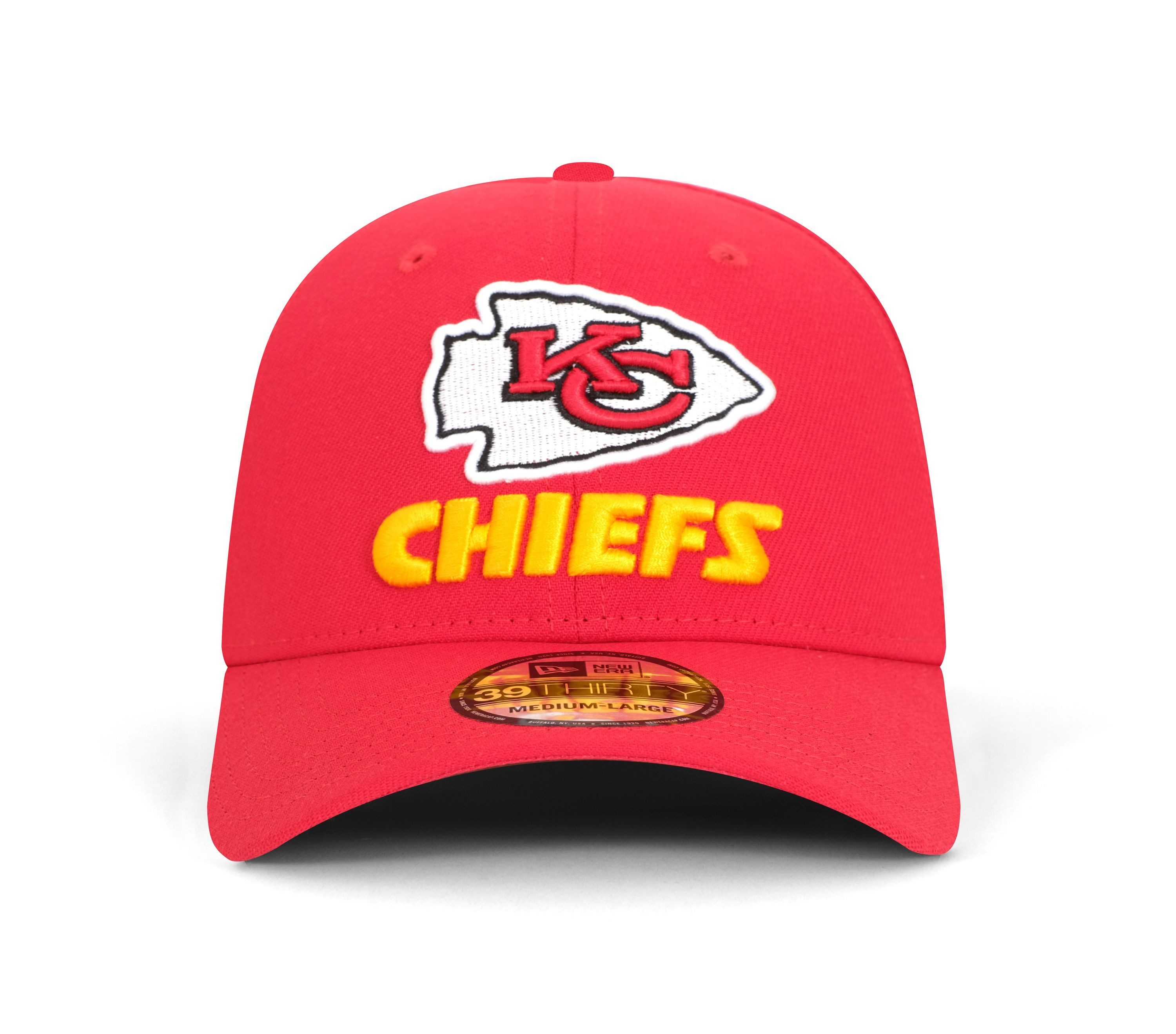 New Era Flex Cap NFL Kansas City Chiefs Side Hit 39Thirty