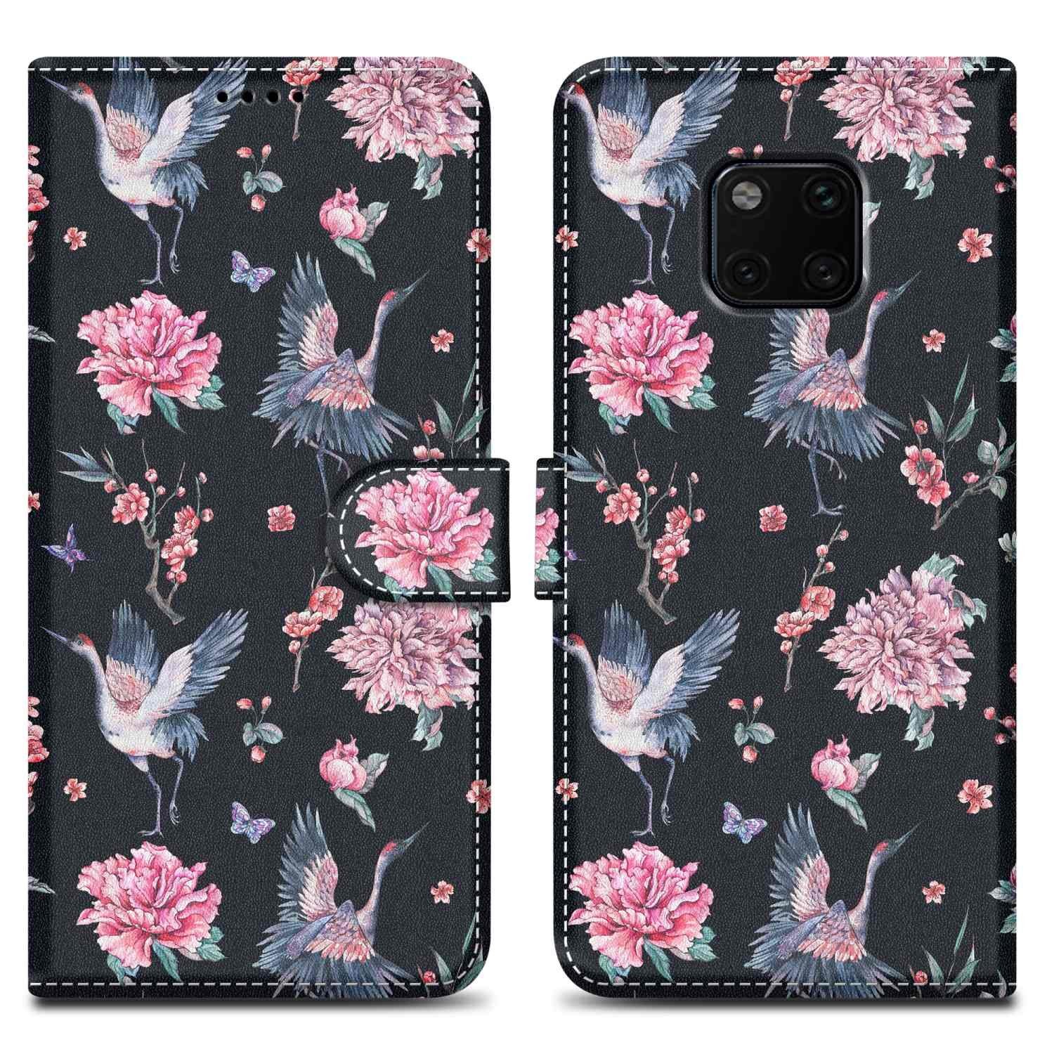 Cadorabo Handyhülle für Huawei MATE 20 PRO Hülle Huawei MATE 20 PRO, Handy Schutzhülle - Hülle, Standfunktion, Kartenfach, Magnetverschluss