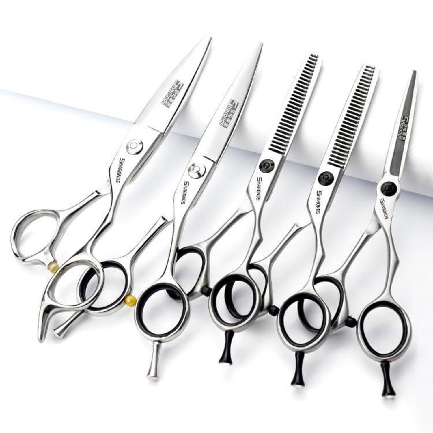 LuxusKollektion Scheren-Set Haarschere 6 Zoll 5-teiliges Set