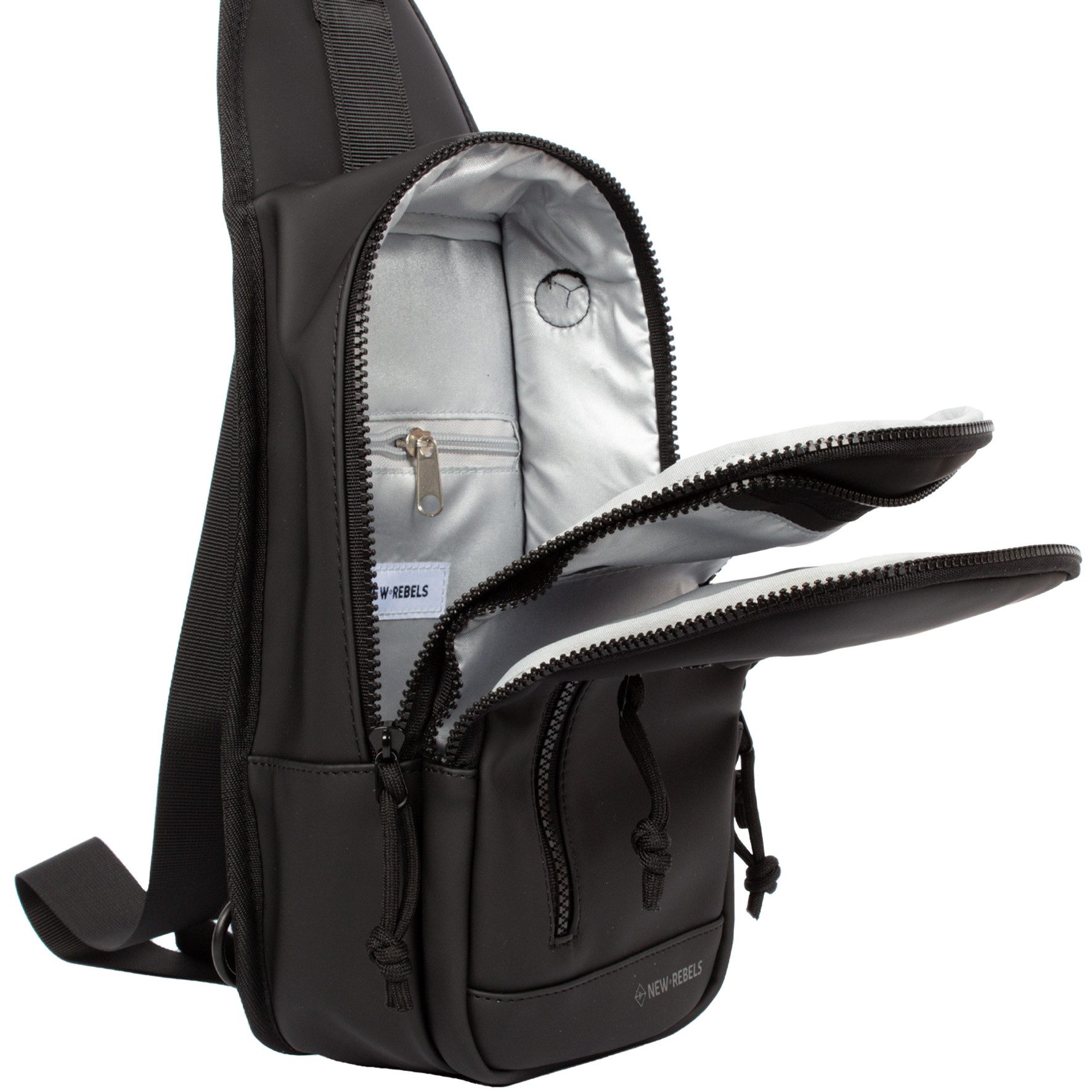 NEW REBELS Umhängetasche Fargo Crossbody Bag, Crossbag, viele Fächer, wasserabweisend