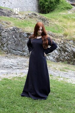 Burgschneider Ritter-Kostüm Mittelalter Kleid Typ Unterkleid Freya Schwarz XL