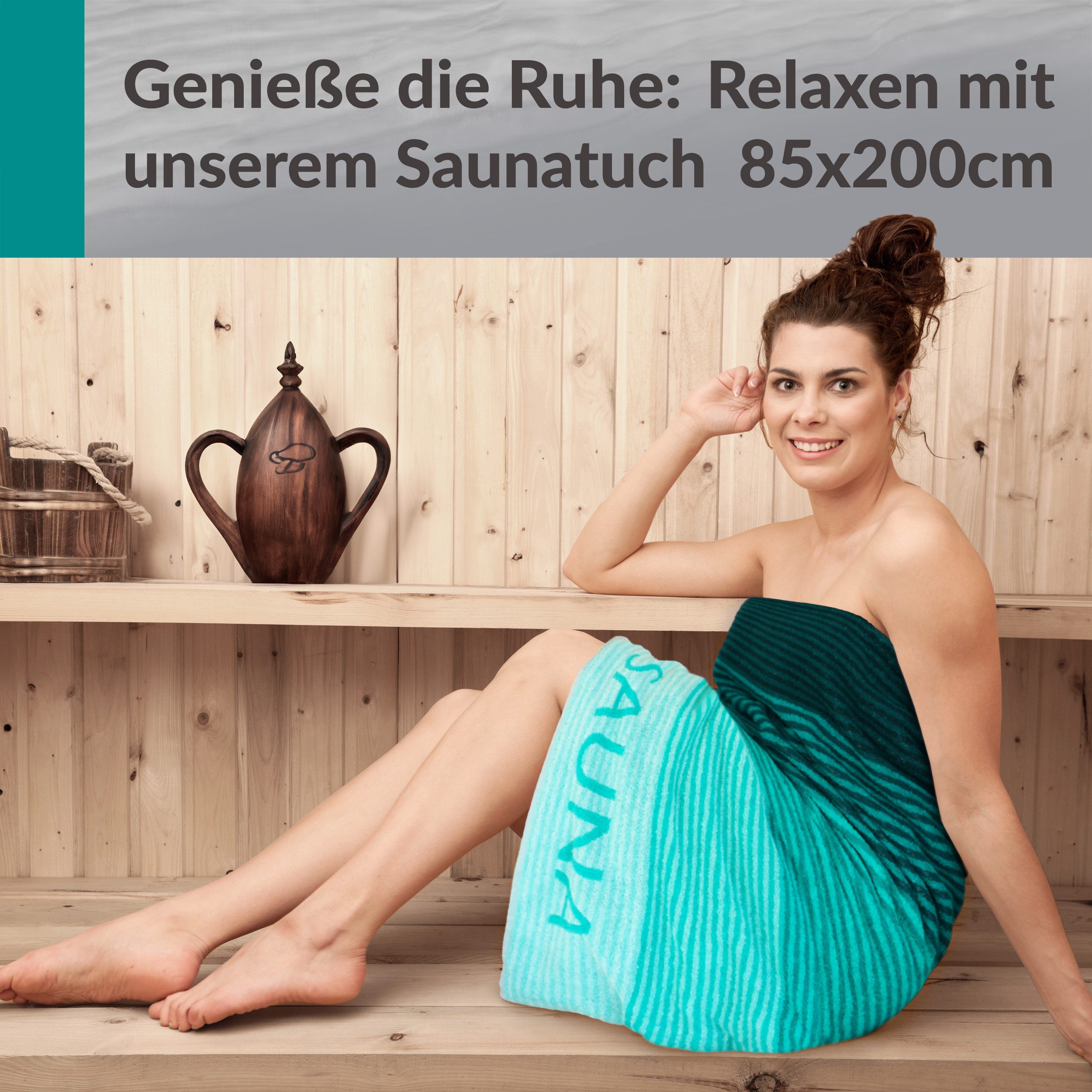 Lashuma Saunatuch Handtuch XXL Helsinki, Frottee (1-St), Premium Bade - Sau günstig online kaufen