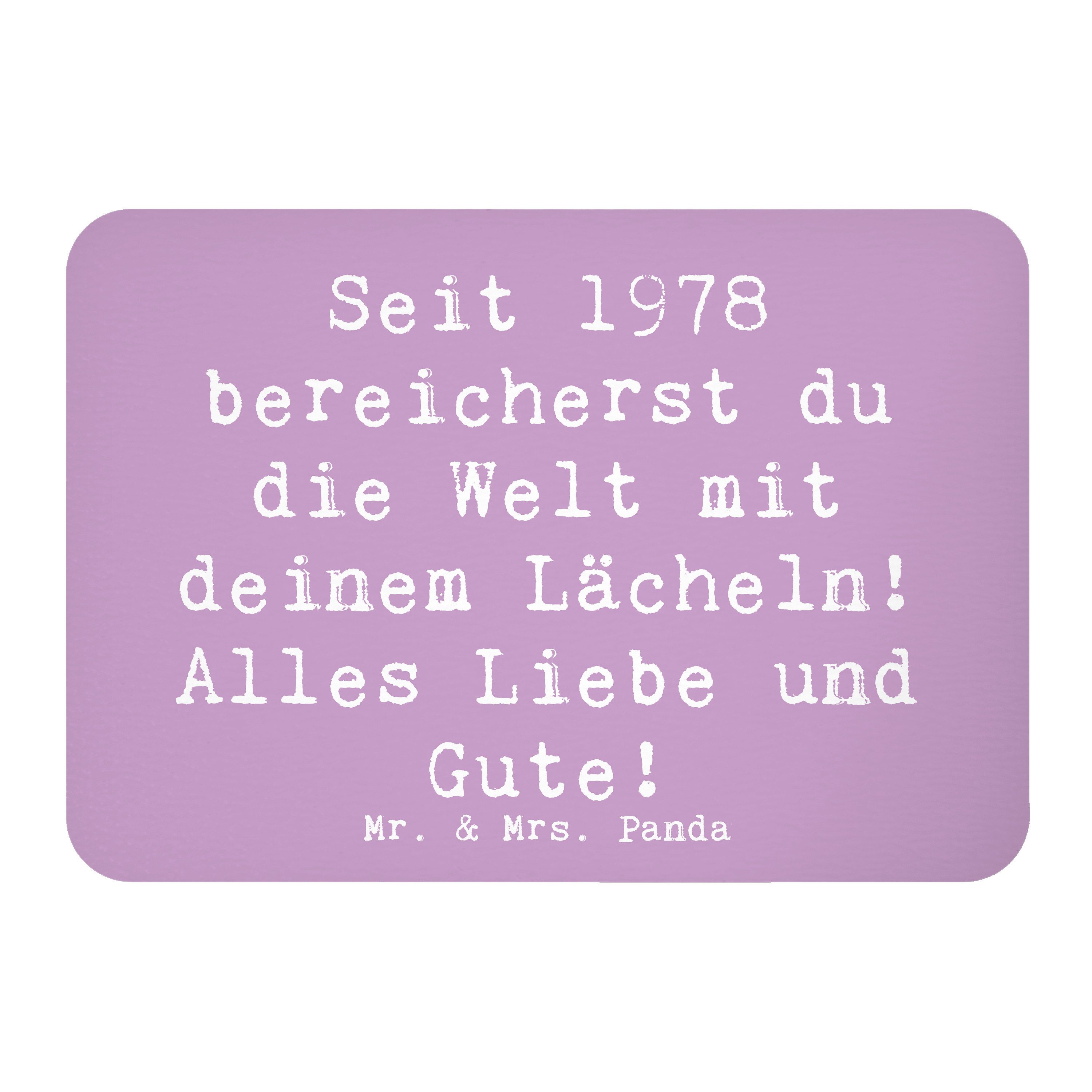 Magnet Spruch 1978 Geburtstag - Lavendeltraum - Geschenk, Geburtstag 1978, A