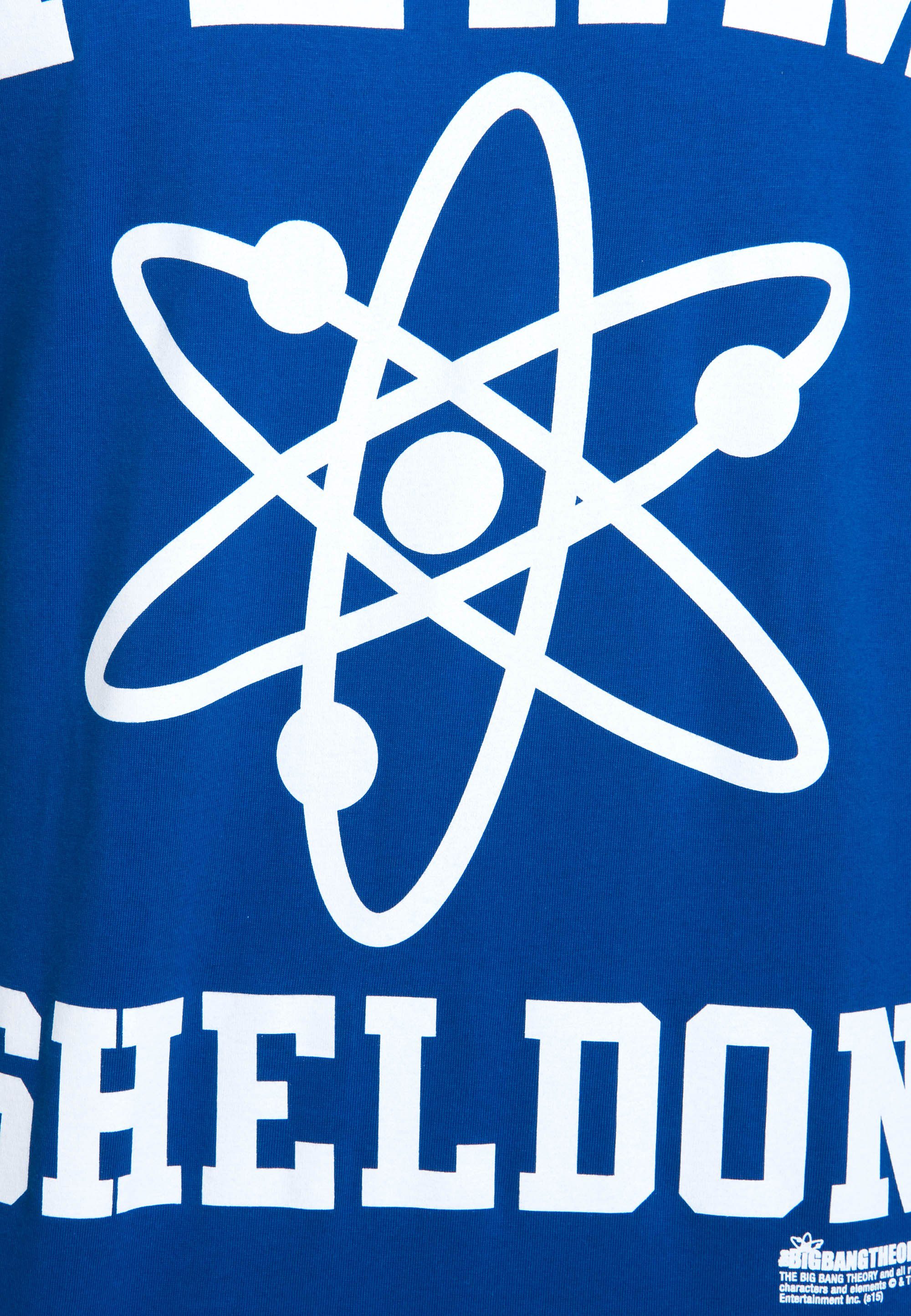 LOGOSHIRT T-Shirt Team Sheldon mit großem Frontprint