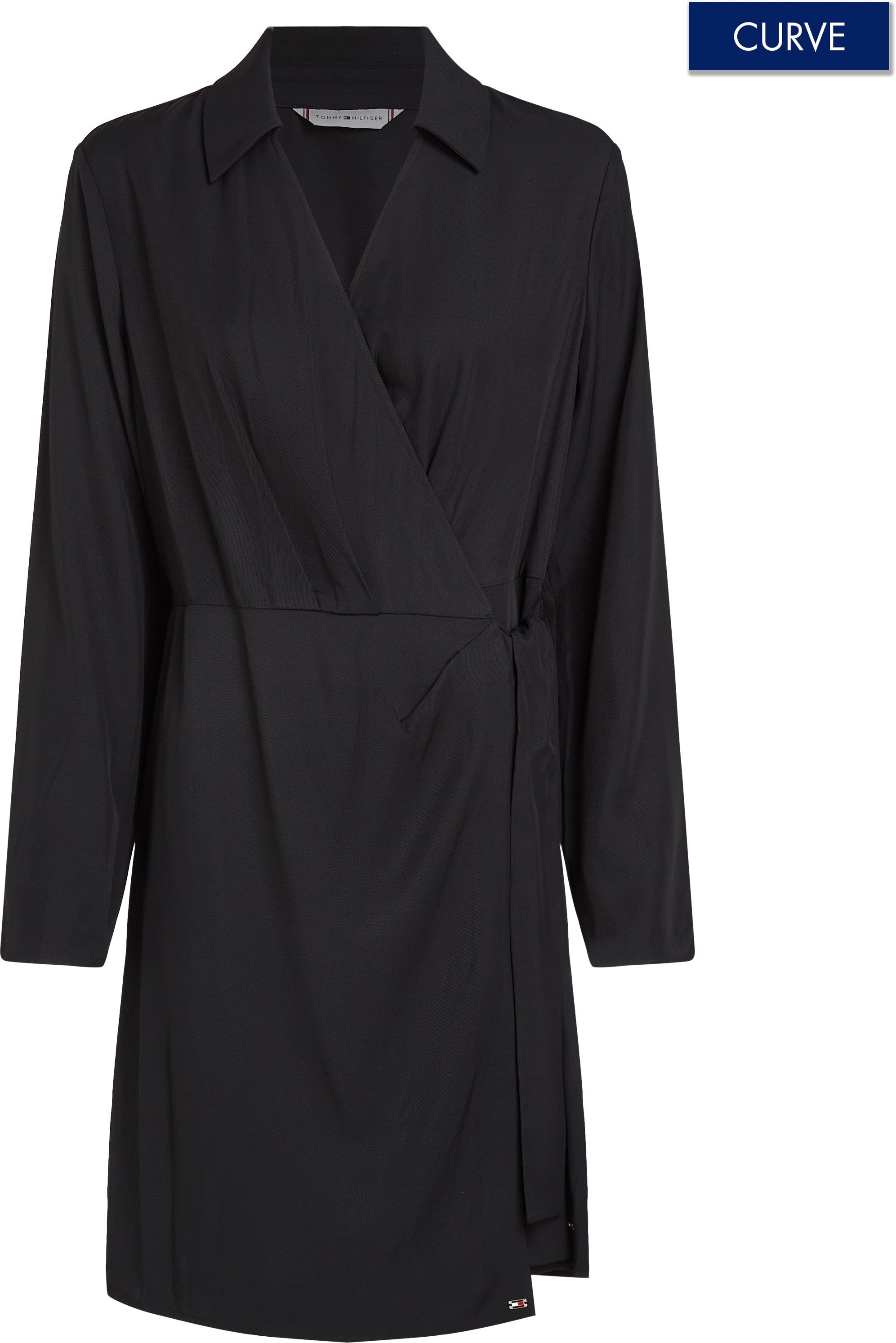 Tommy Hilfiger Curve Wickelkleid CRV FLUID günstig online kaufen
