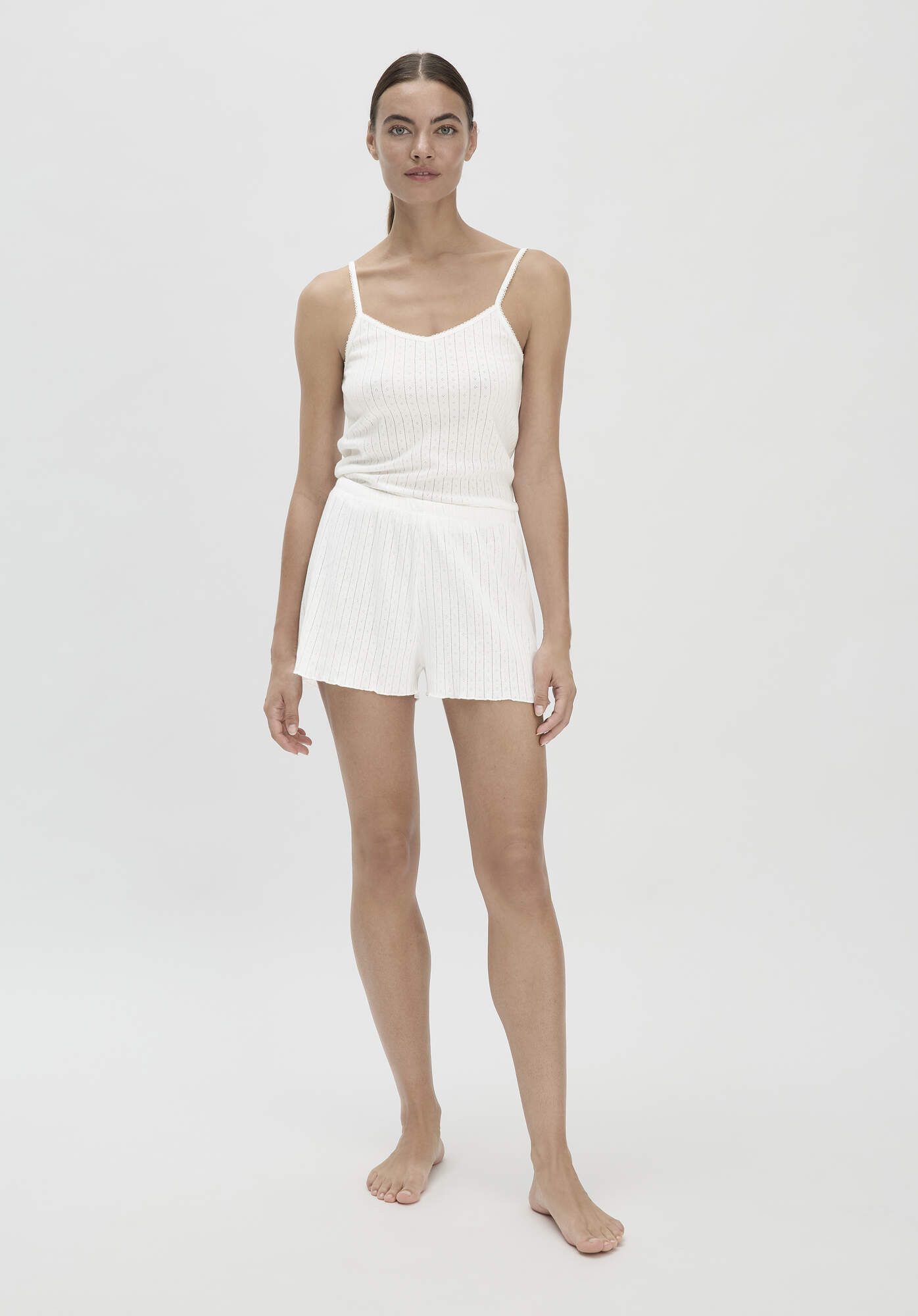 Hessnatur Pyjamahose Regular PURE POINTELLE aus günstig online kaufen