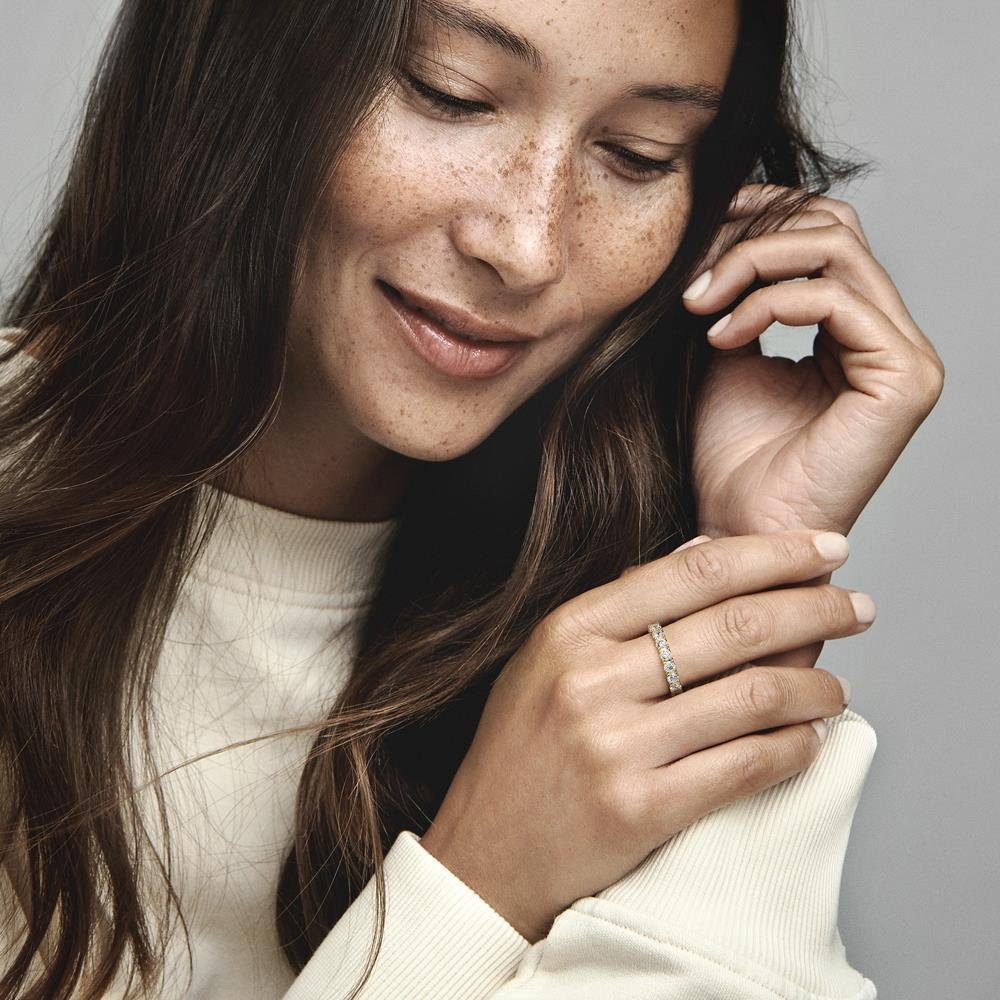 Pandora Fingerring PANDORA Eternity Ring für Damen, goldfarben mit Zirkonia günstig online kaufen
