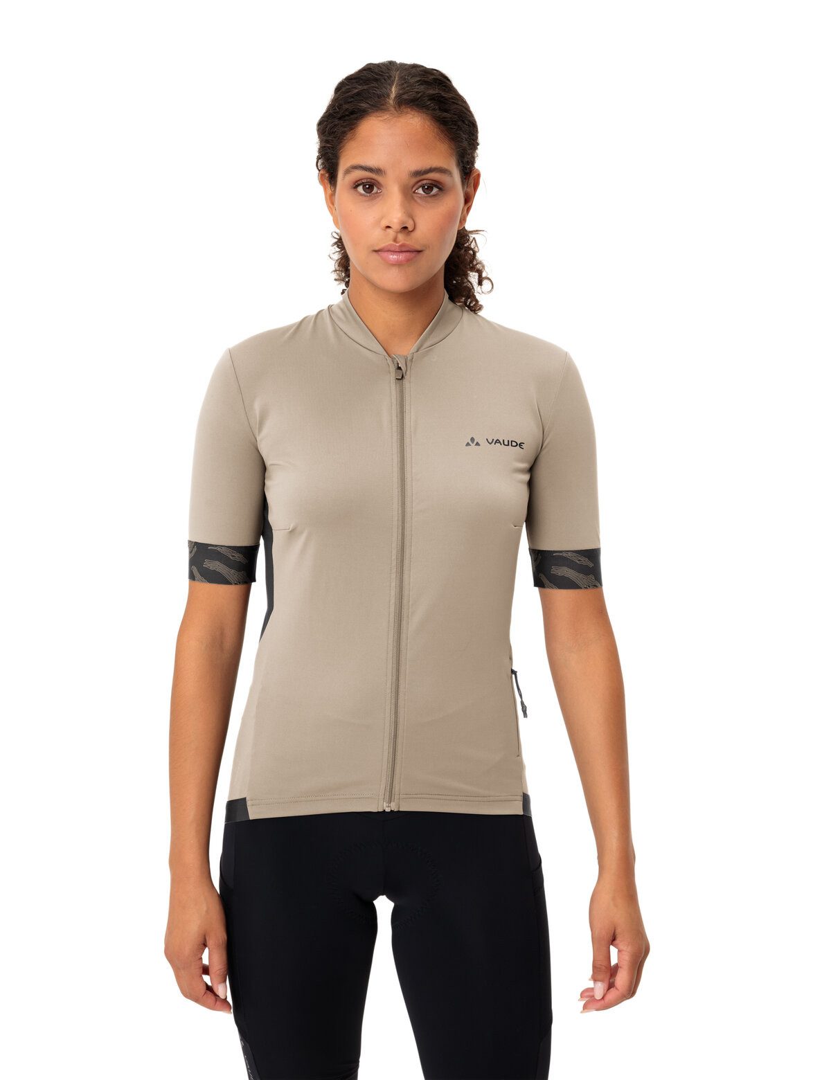 VAUDE Radtrikot Wo Kuro FZ Tricot II Radtrikot, für Radsport, Kurzarm, mit Rundhalsausschnitt, atmungsaktiv
