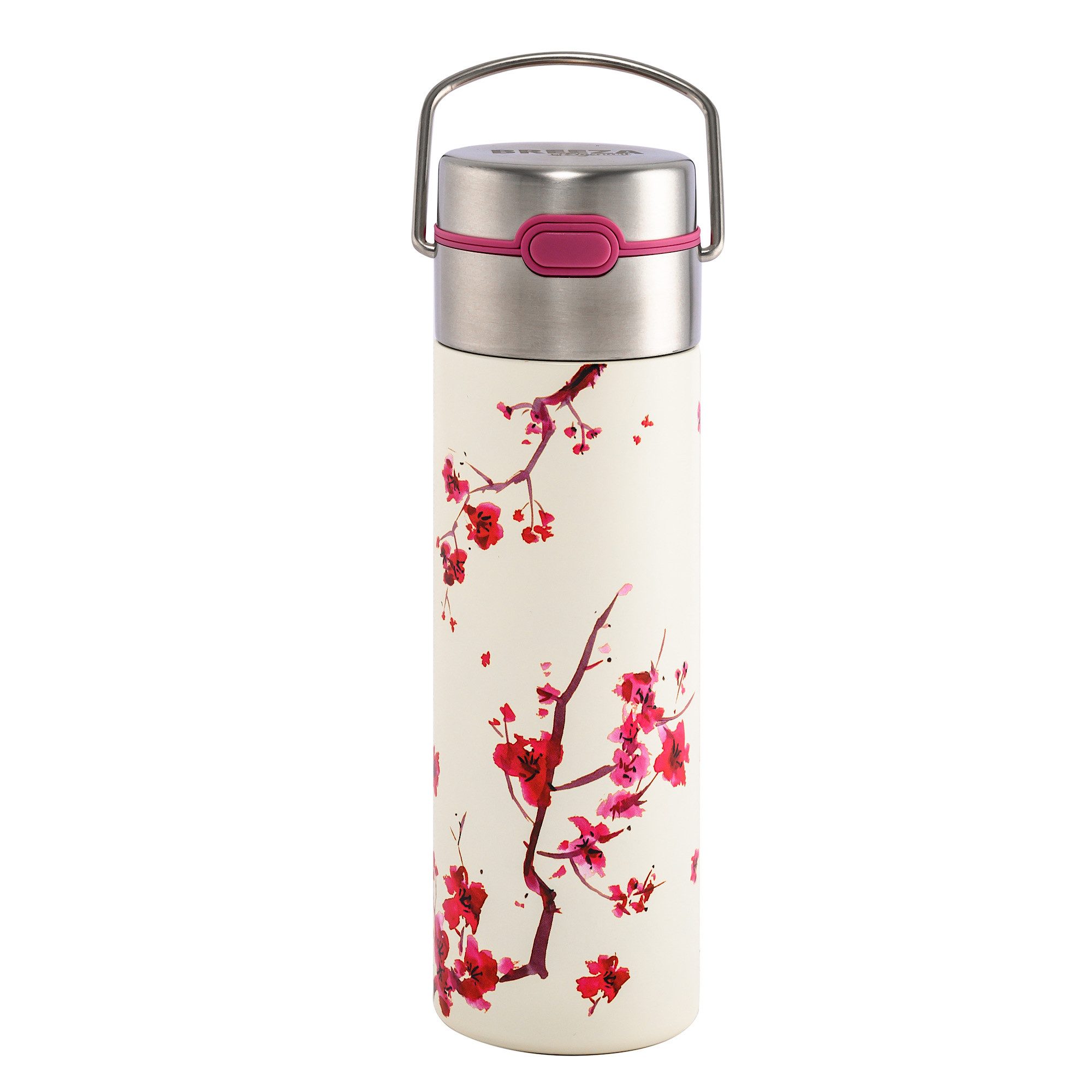Thermoflasche LEEZA Thermo doppelwandige Edelstahl Trinkflasche, Deckel und Griff