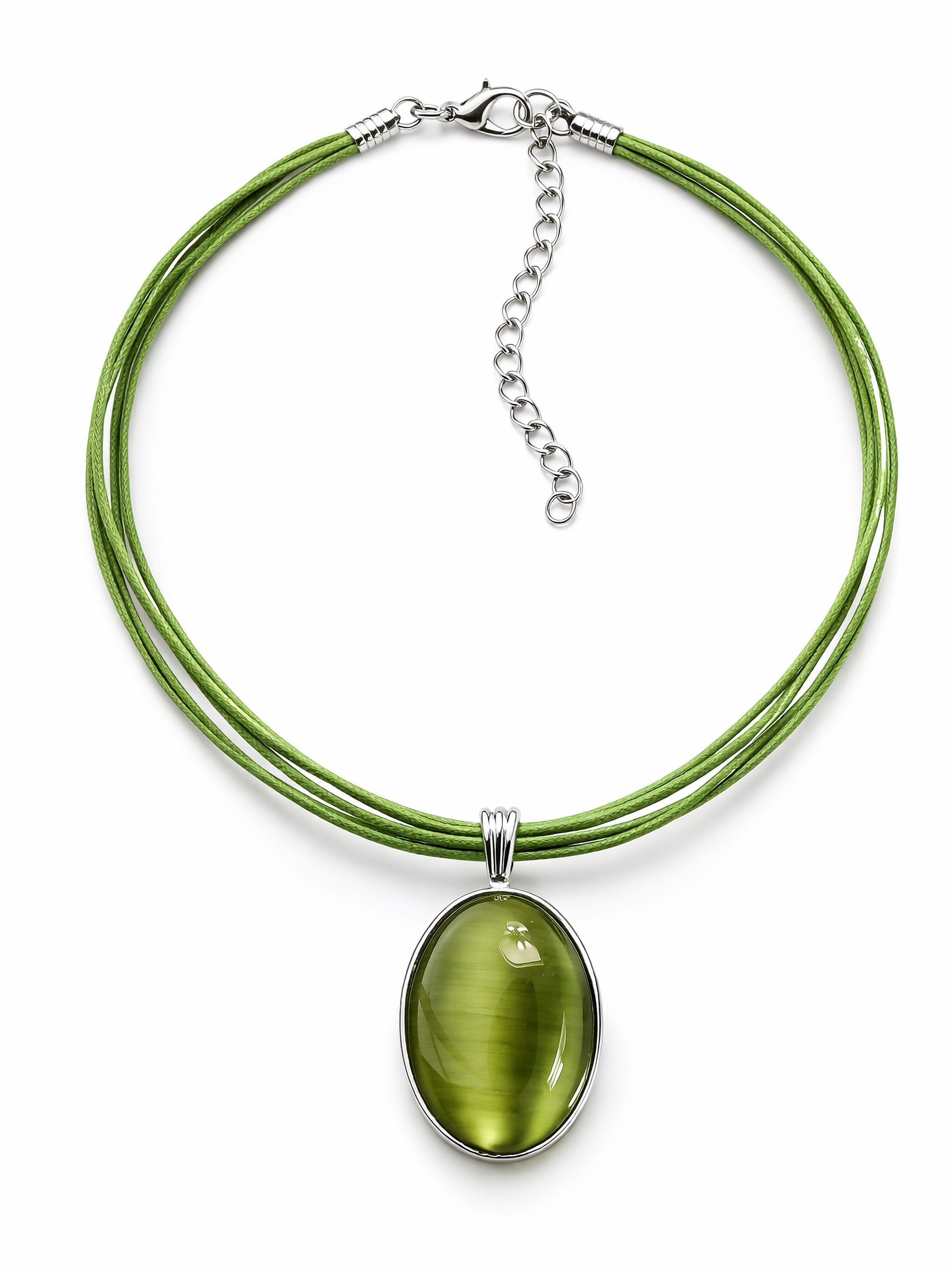 COLLEZIONE ALESSANDRO Kette mit Anhänger Stone, ovaler Anhänger