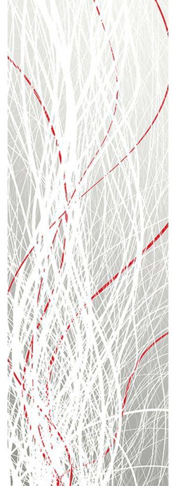 Architects Paper Fototapete Underwater Grey, (1 St), Grafik Tapete Natur Fototapete Grau Weiß Rot Panel 1,00m x 2,80m