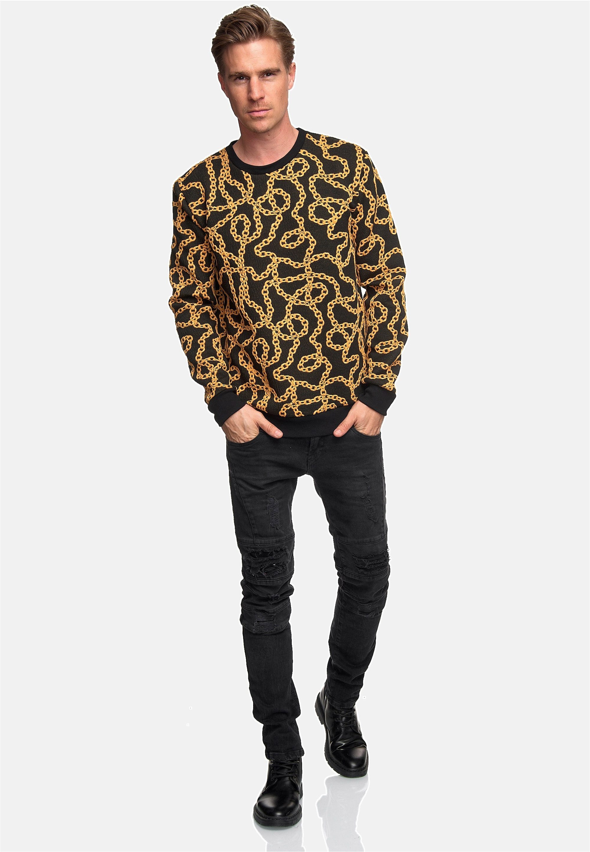 Rusty Neal Strickpullover mit ausgefallenem Muster