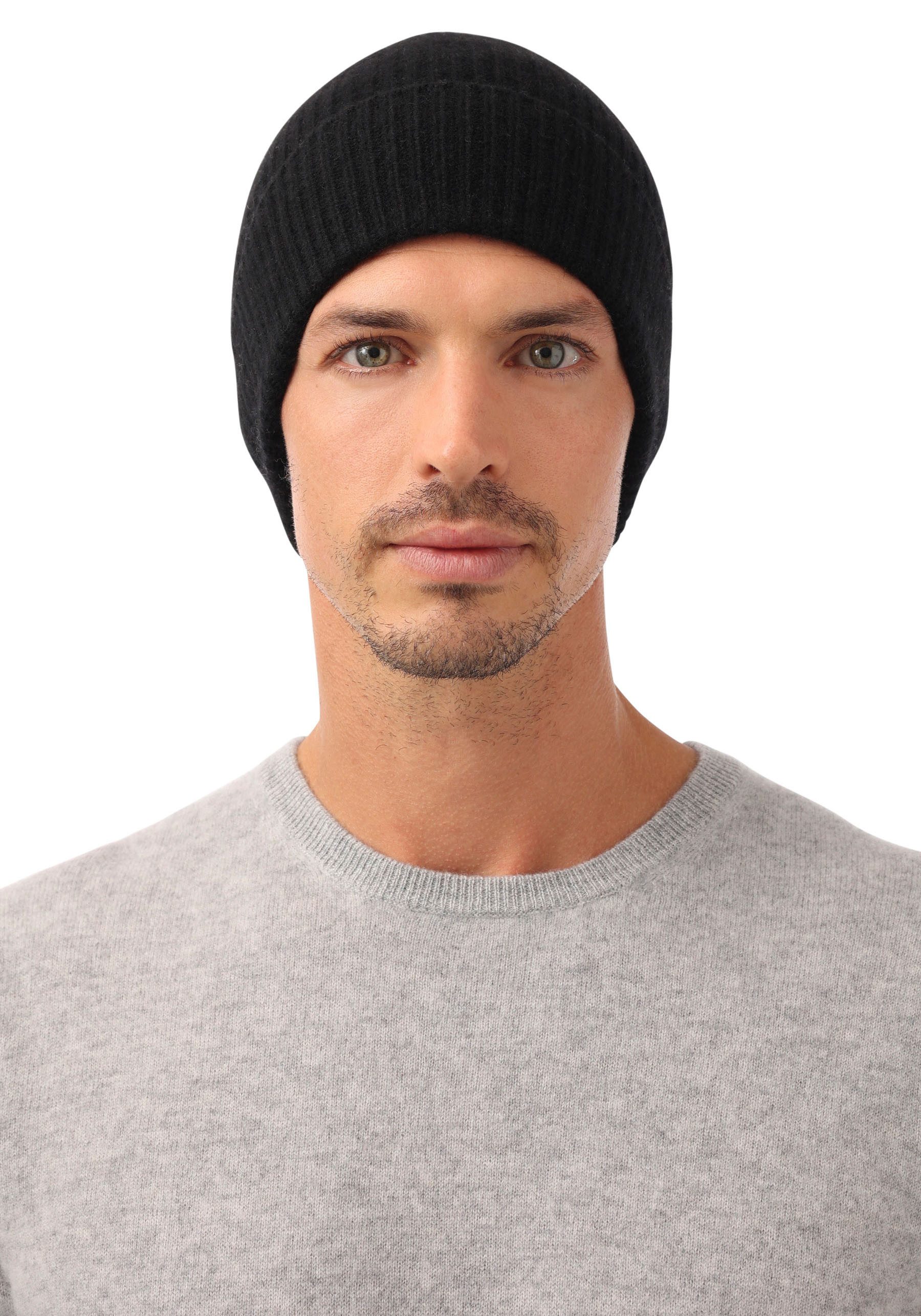 Zwillingsherz Strickmütze mit Umschlag günstig online kaufen