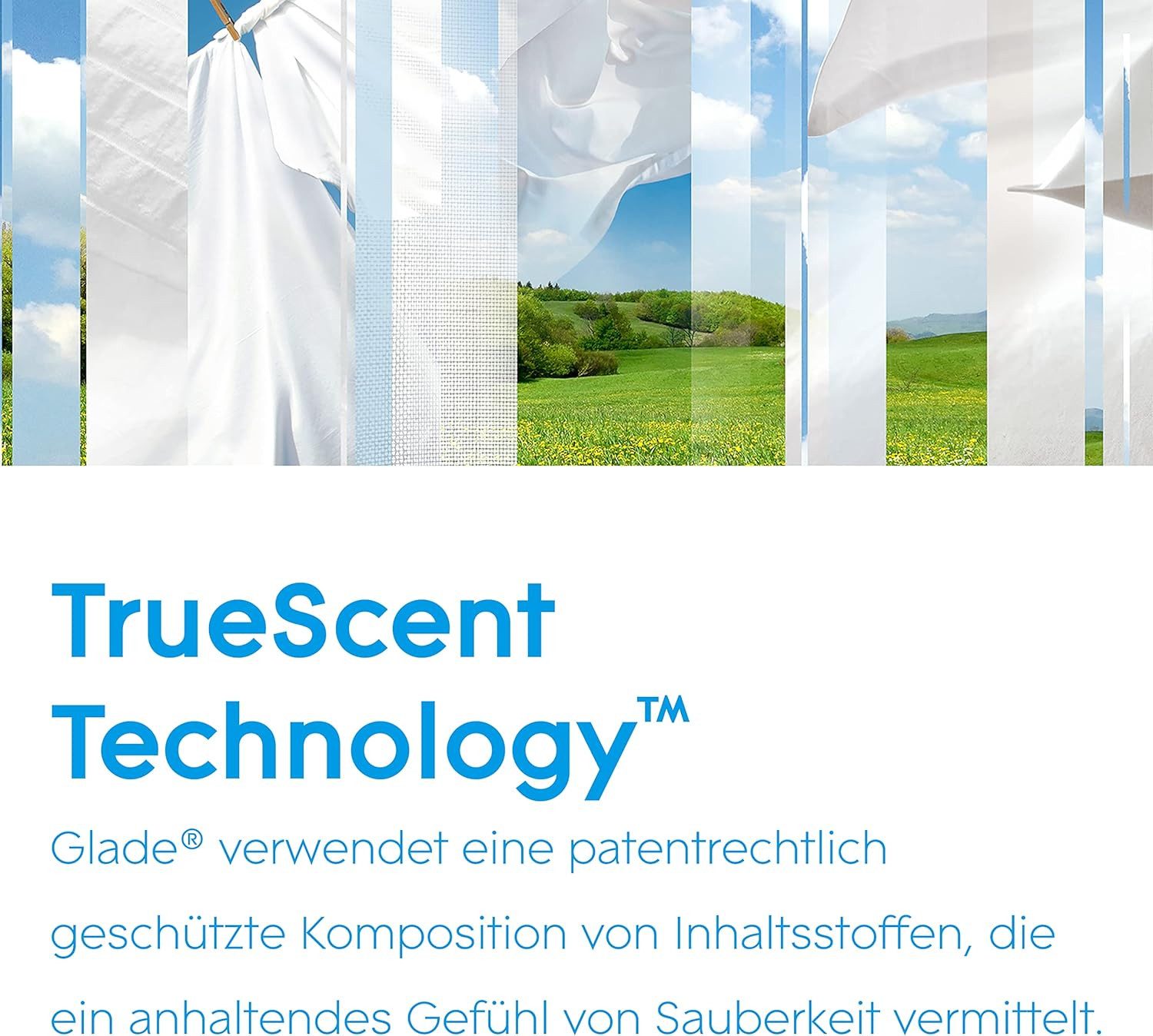 Glade Raumduft-Nachfüllflasche Automatic Spray Nachfüller Pure Clean Linen, 269 ml