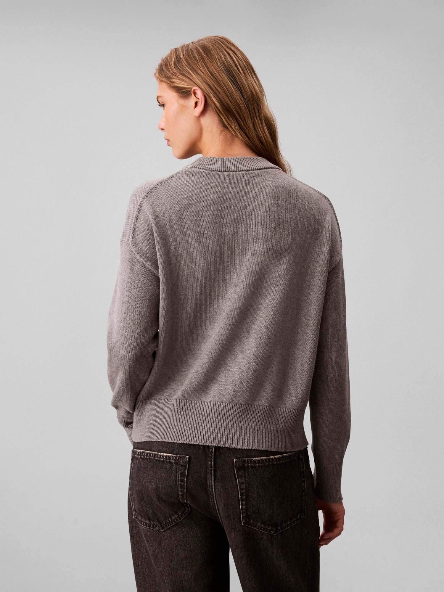 Calvin Klein Jeans Strickpullover Cotton Graphic günstig online kaufen