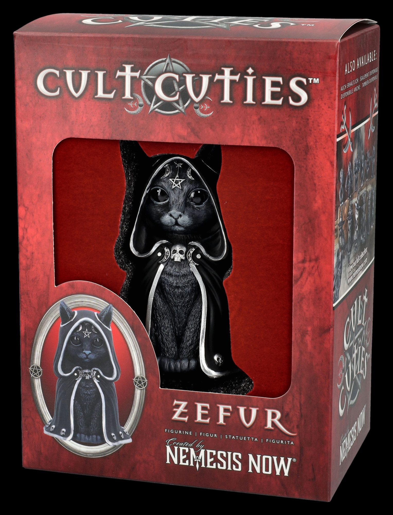Figuren Shop GmbH Dekofigur Katzen Figur - Zefur by Cult Cuties - Nemesis Now Fantasy Dekofigur