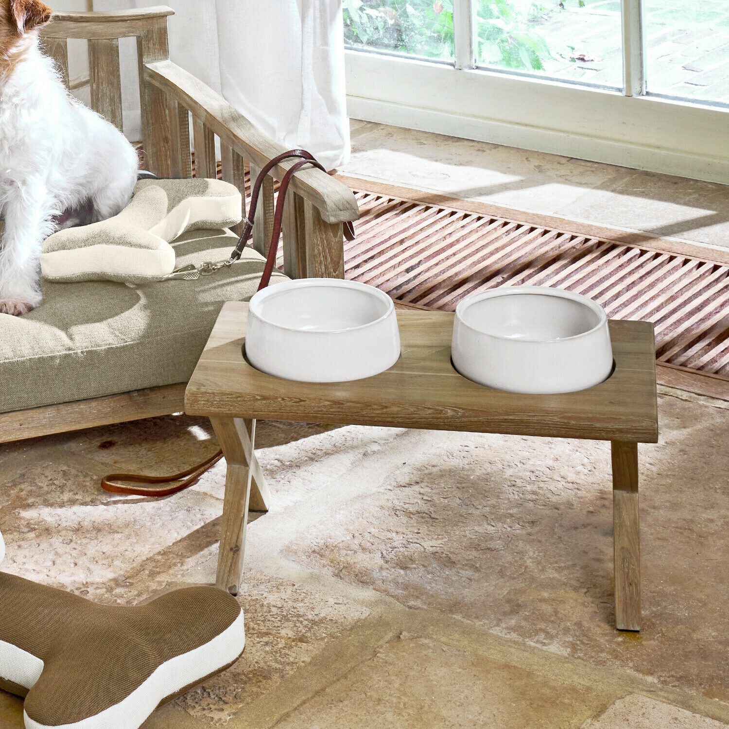 Mirabeau Futternapf Futternapf 2er Set Felluna creme