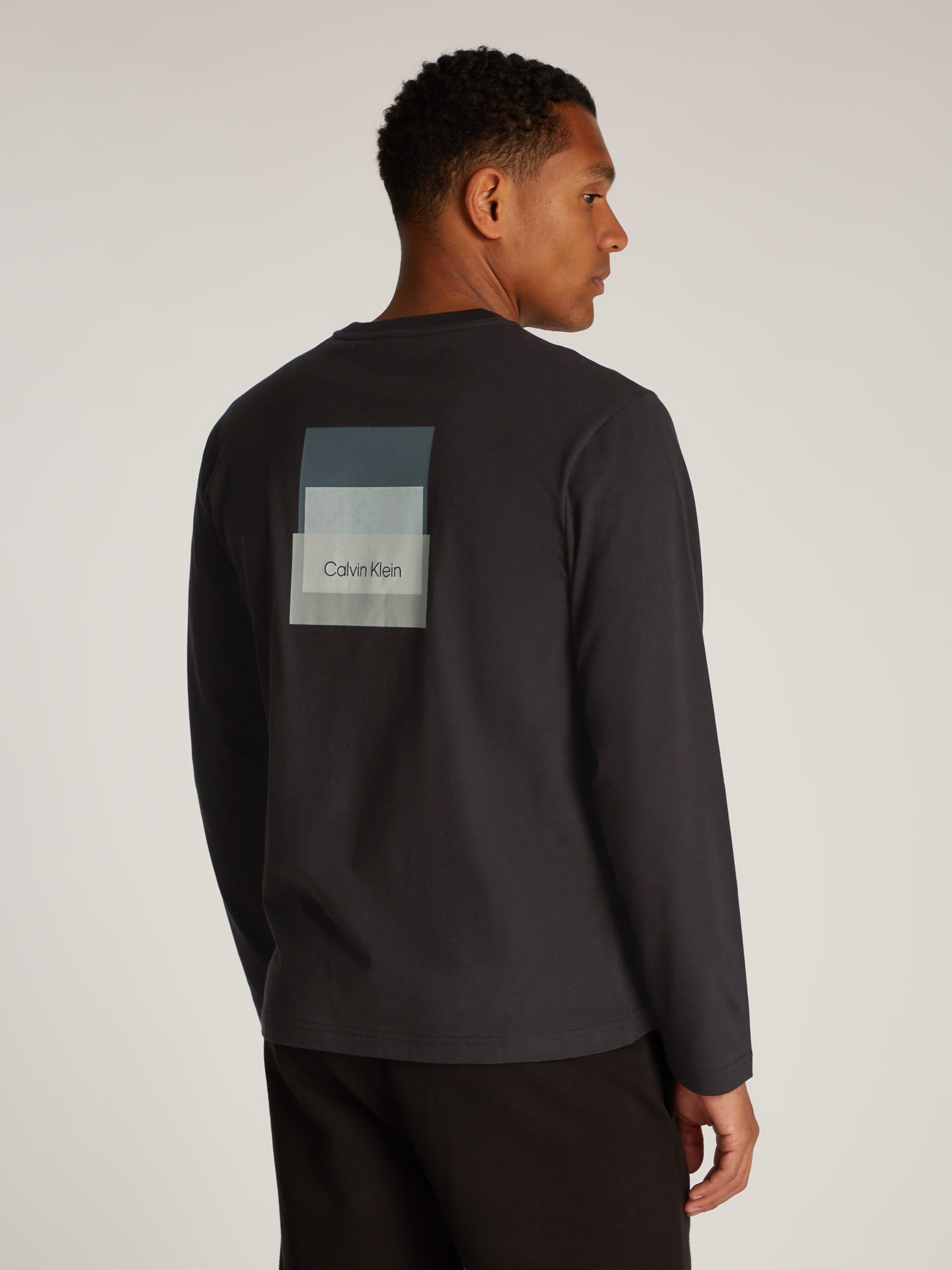 Calvin Klein Langarmshirt STACKED COLOR BLOCK günstig online kaufen