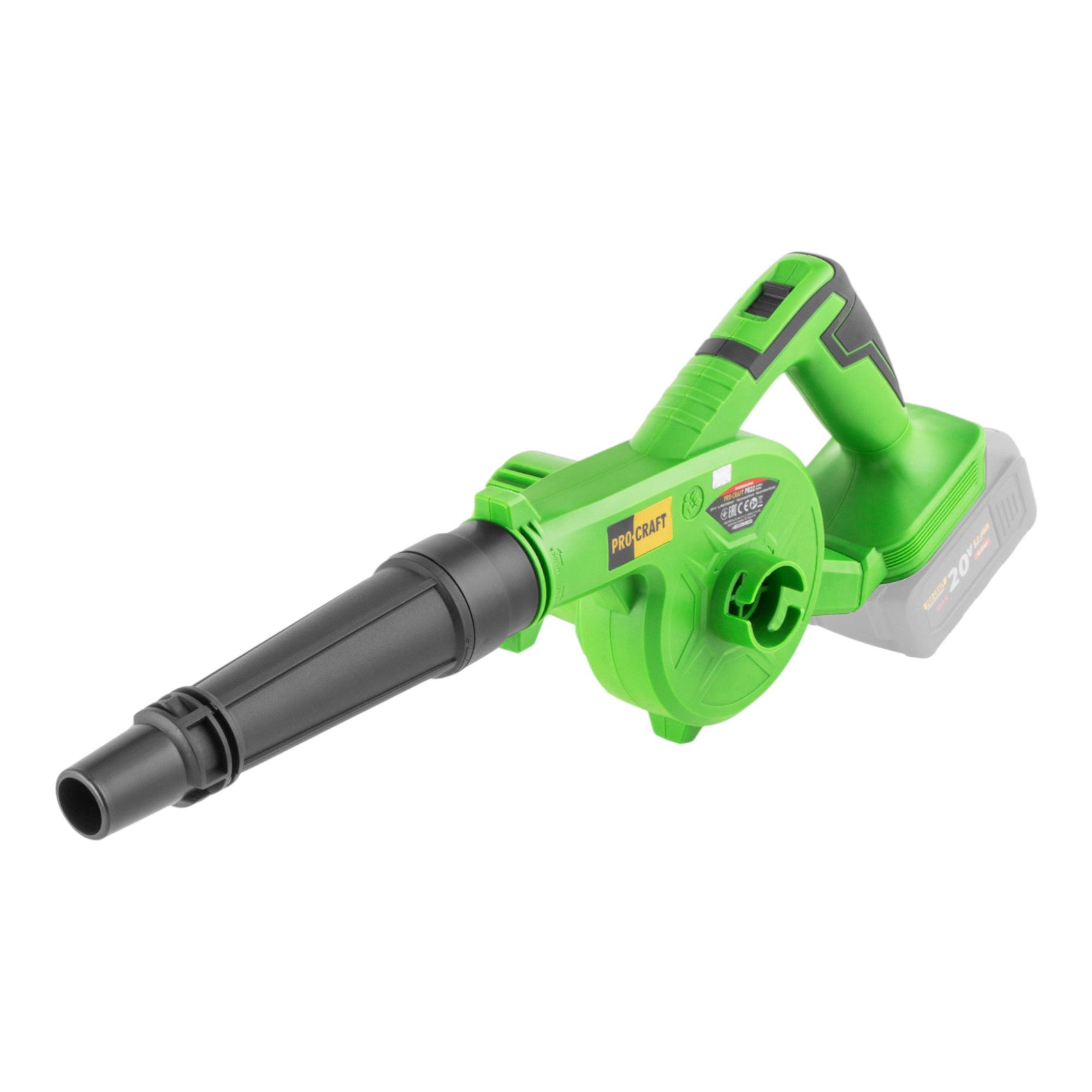 PRO CRAFT Akku-Laubbläser PB22bb Akku Laubbläser 20 V Solo - ohne Akku, ohne Ladegerät