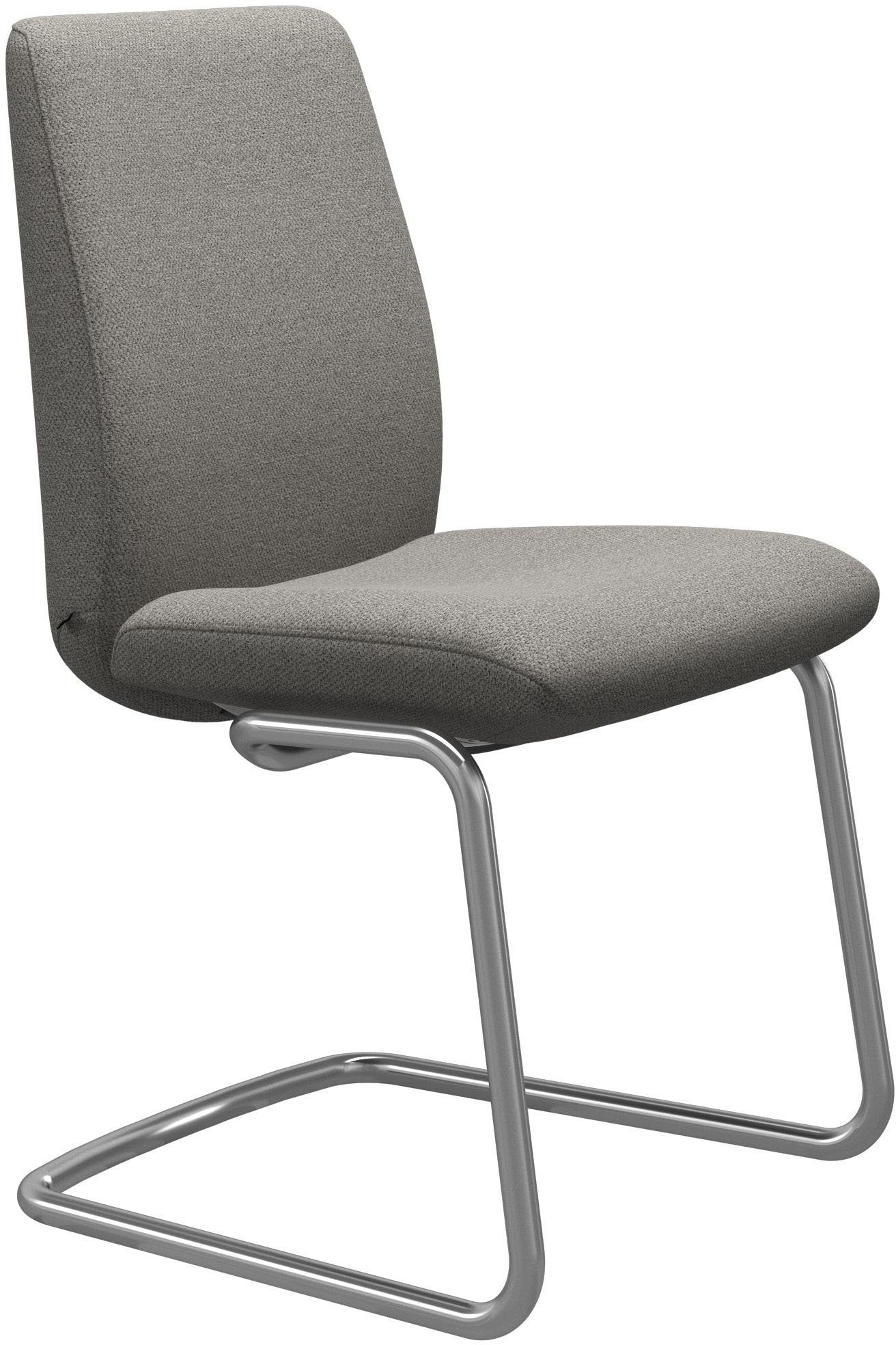 Polsterstuhl Low mit in L, matt Beinen aus Stahl Laurel, Back, Größe Chrom Stressless®