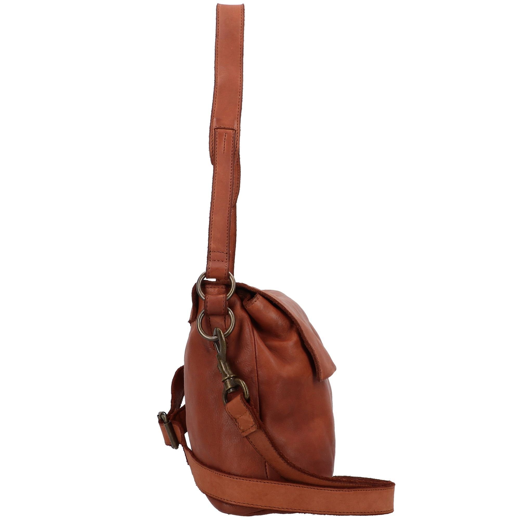 Harold's Schultertasche cognac Submarine, Leder