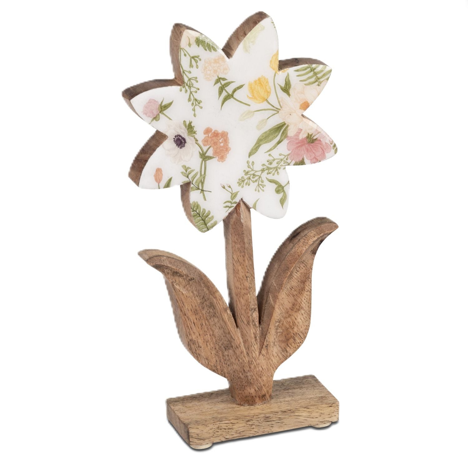 formano Skulptur Blumen, Höhe: 22cm, Farbe: Mehrfarbig, Motiv: Blumen