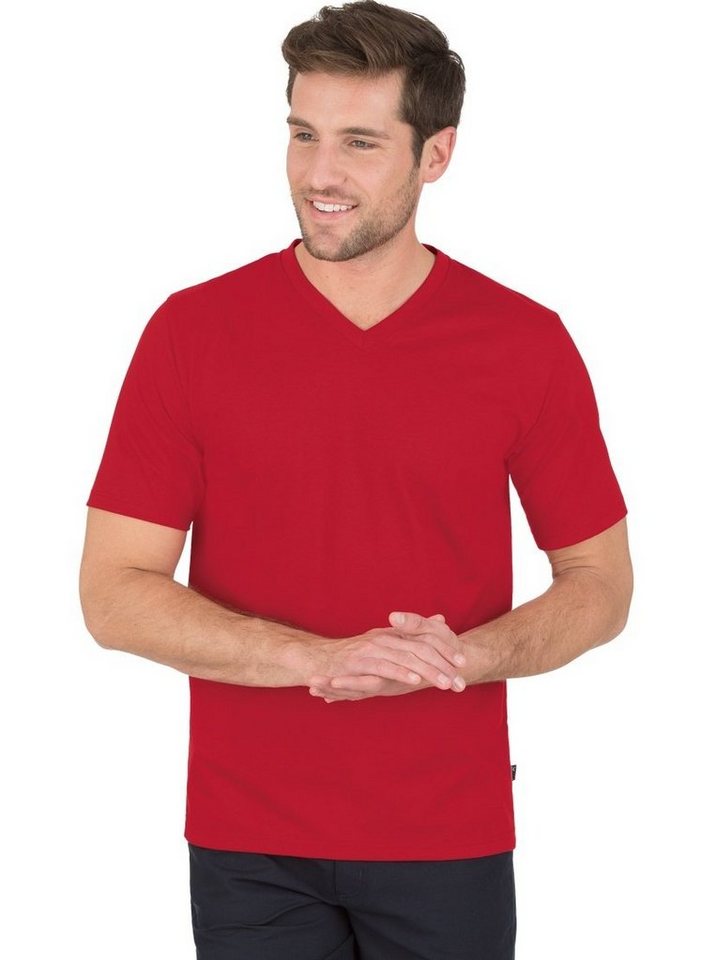 Trigema T-Shirt TRIGEMA V-Shirt DELUXE, DELUXE-Single-Jersey