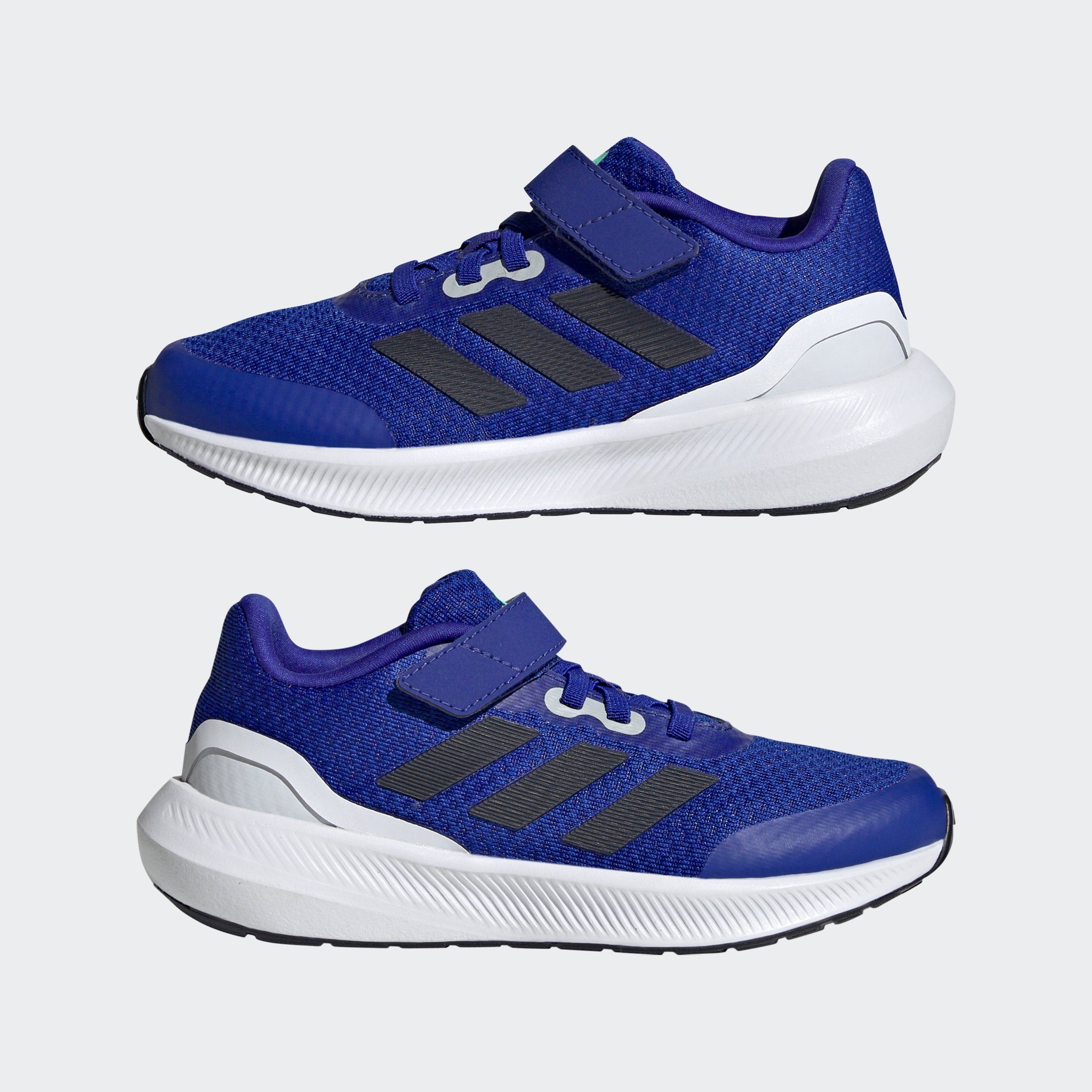 adidas TOP blau ELASTIC STRAP RUNFALCON Sneaker Sportswear LACE 3.0