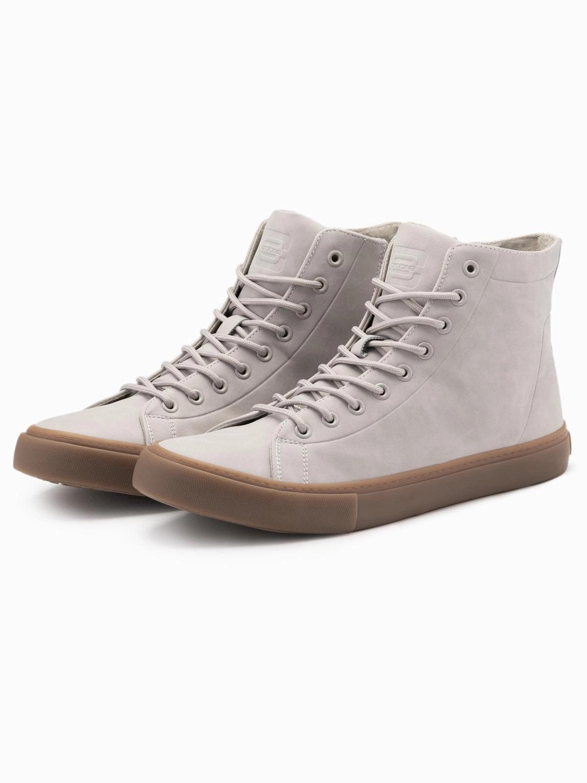 OMBRE Knöchelhohe Herren-Turnschuhe mit Gummisohle Schnürschuh