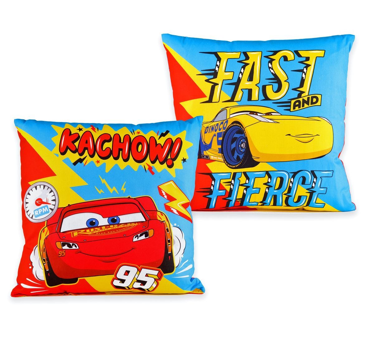 JACK Dekokissen 40x40cm Cars inkl. Füllung Disney Claude Scruggs, Rennauto, günstig online kaufen