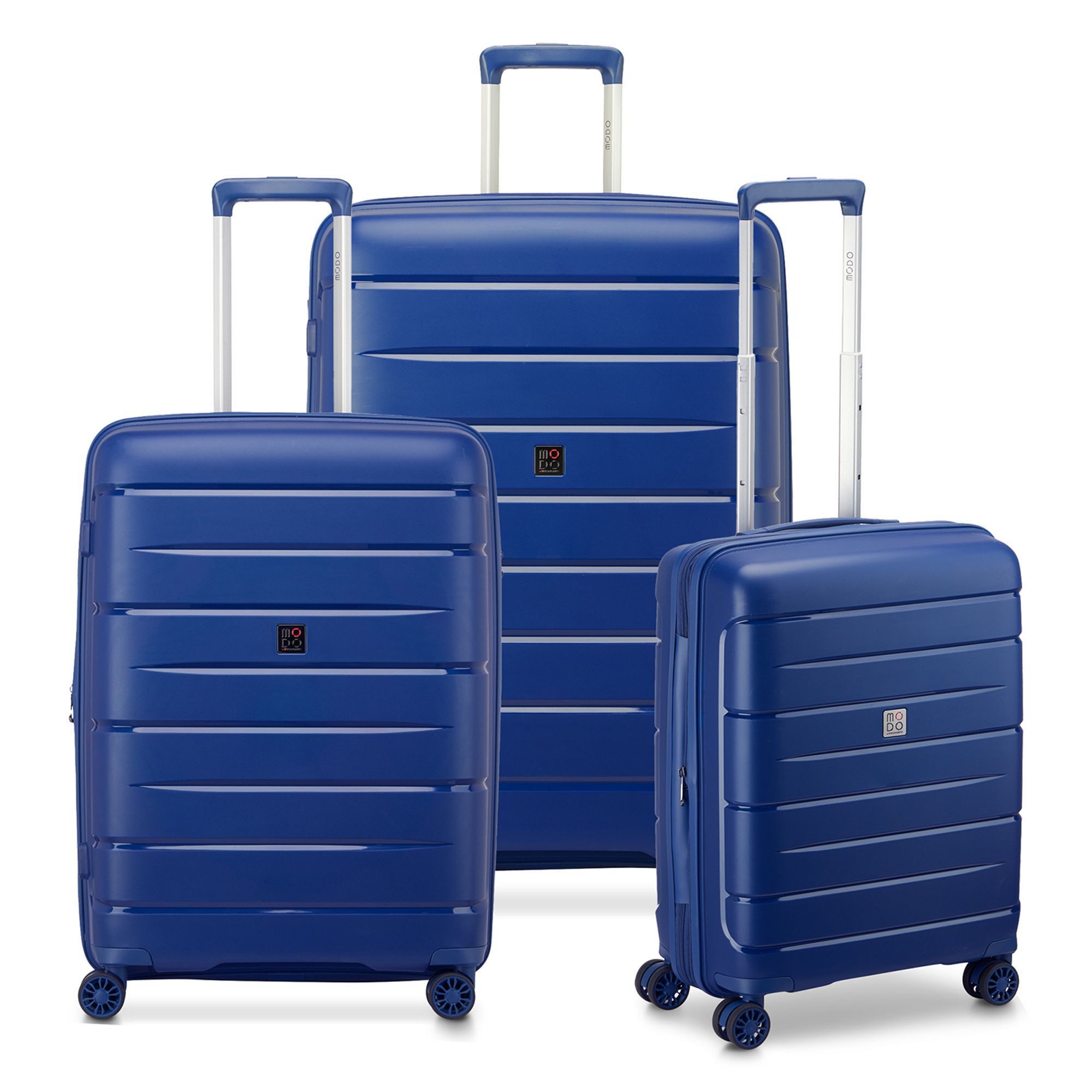 MODO by Roncato Trolleyset Starlight 3.0, 4 Rollen, (3-teilig, 3 tlg), Polypropylen
