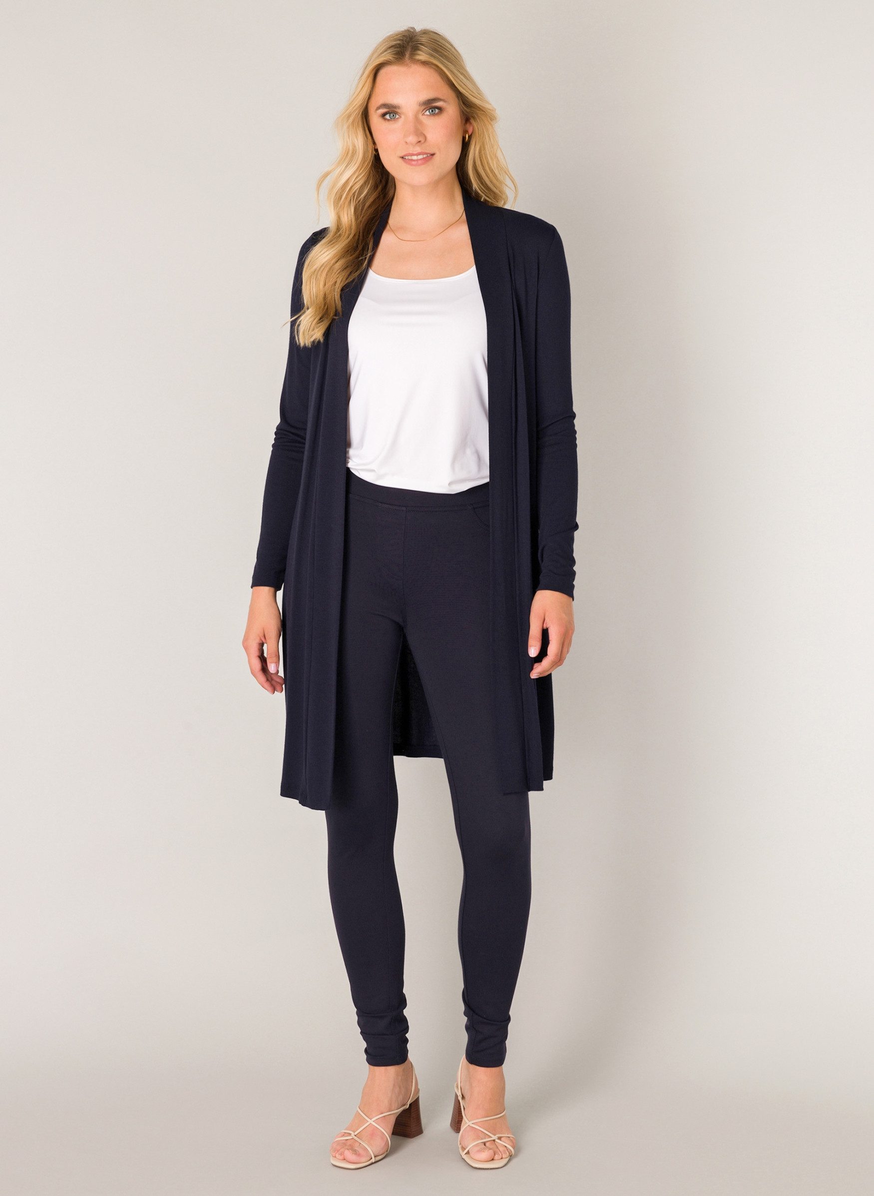 Base Level Longstrickjacke Yayla Long ohne Verschluss günstig online kaufen