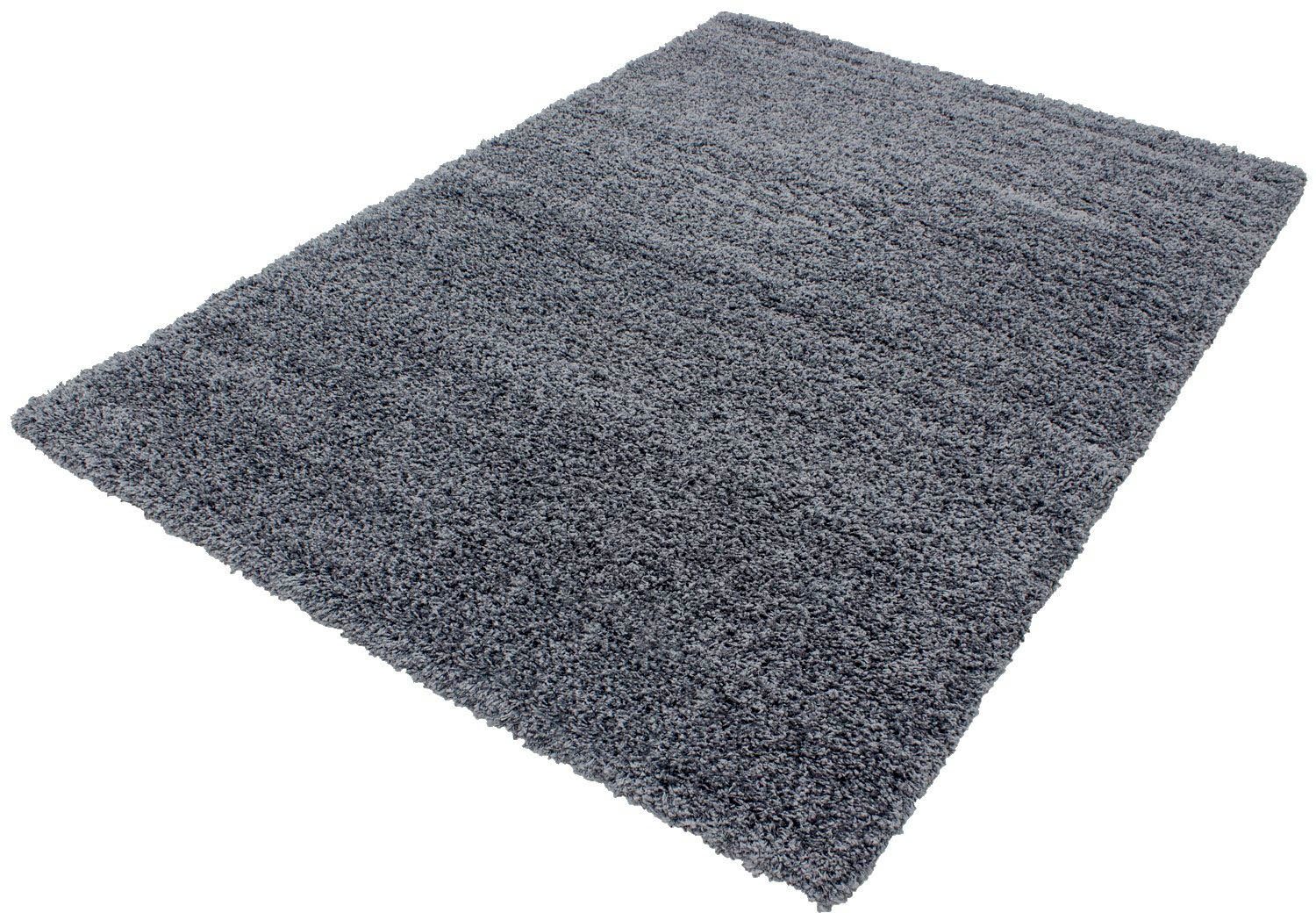 Ayyildiz Teppiche Hochflor-Teppich Life Shaggy 1500, auch als Läufer und in Rund erhältlich, rechteckig, Höhe: 30 mm, Langflor, uni, große Farb- und Größenauswahl. Wohnzimmer, alle Räume