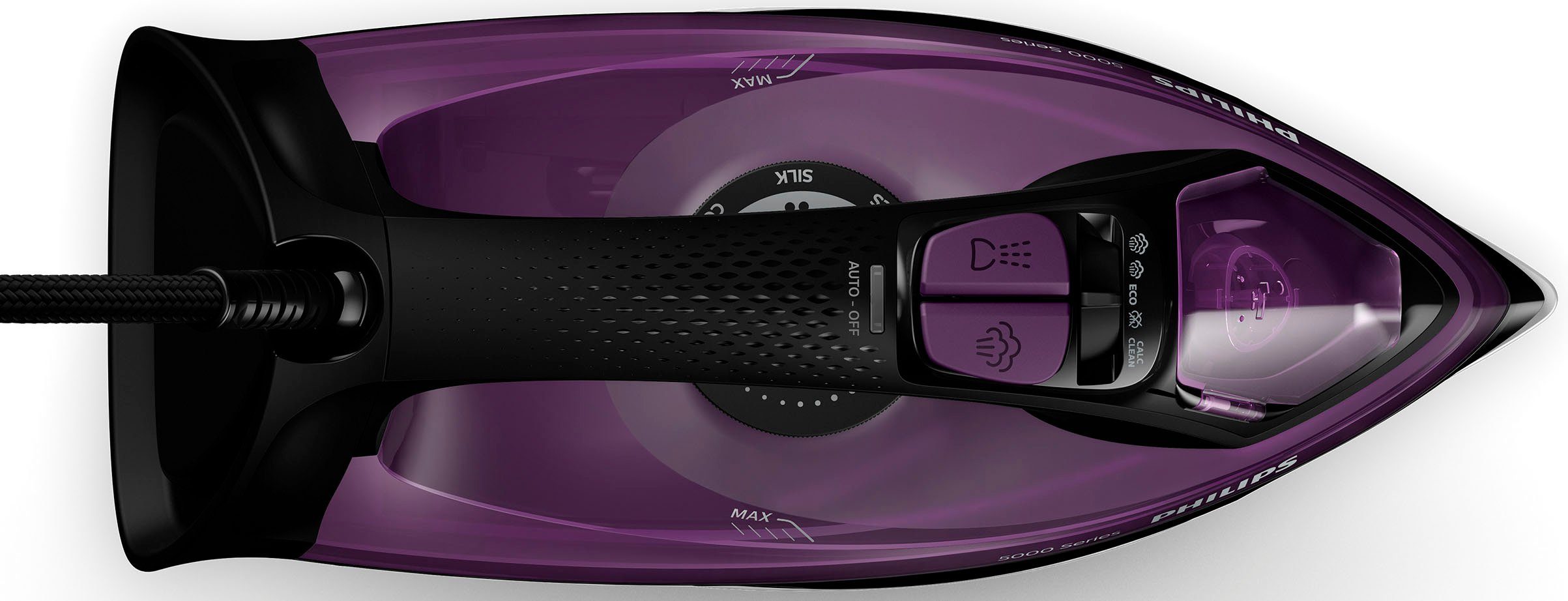 Philips Dampfbügeleisen DST5030/80, 2400 W, SteamGlide Plus Bügelsohle, 320 ml Wassertank, 180 g Dampfstoß