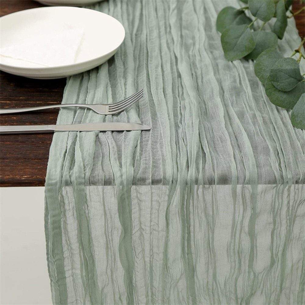 light Blusmart green Faltiger Einfarbiger, Tischläufer Tischläufer, Personalisierte